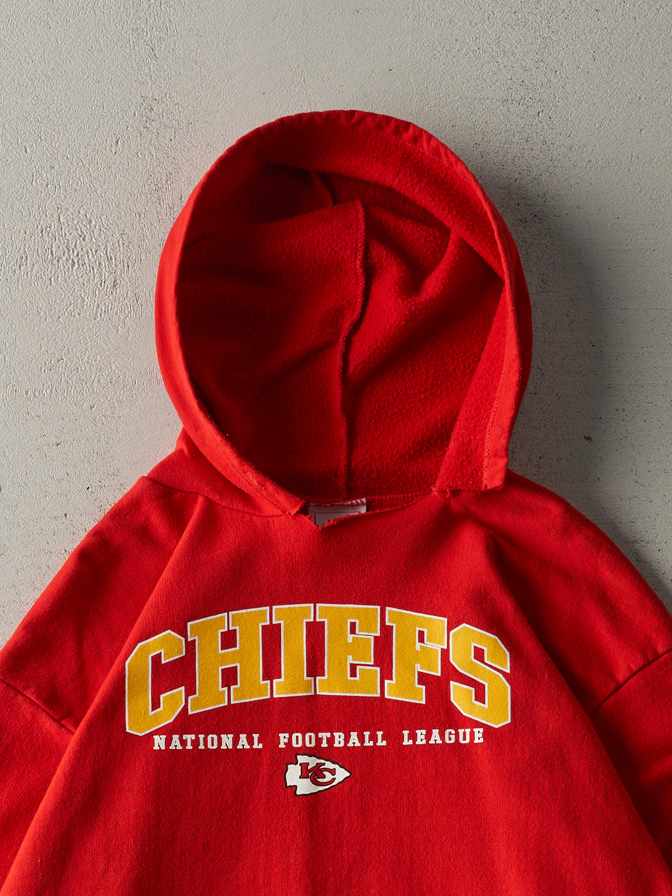 Vintage 90s Red Kansas City Chiefs Hoodie (M)