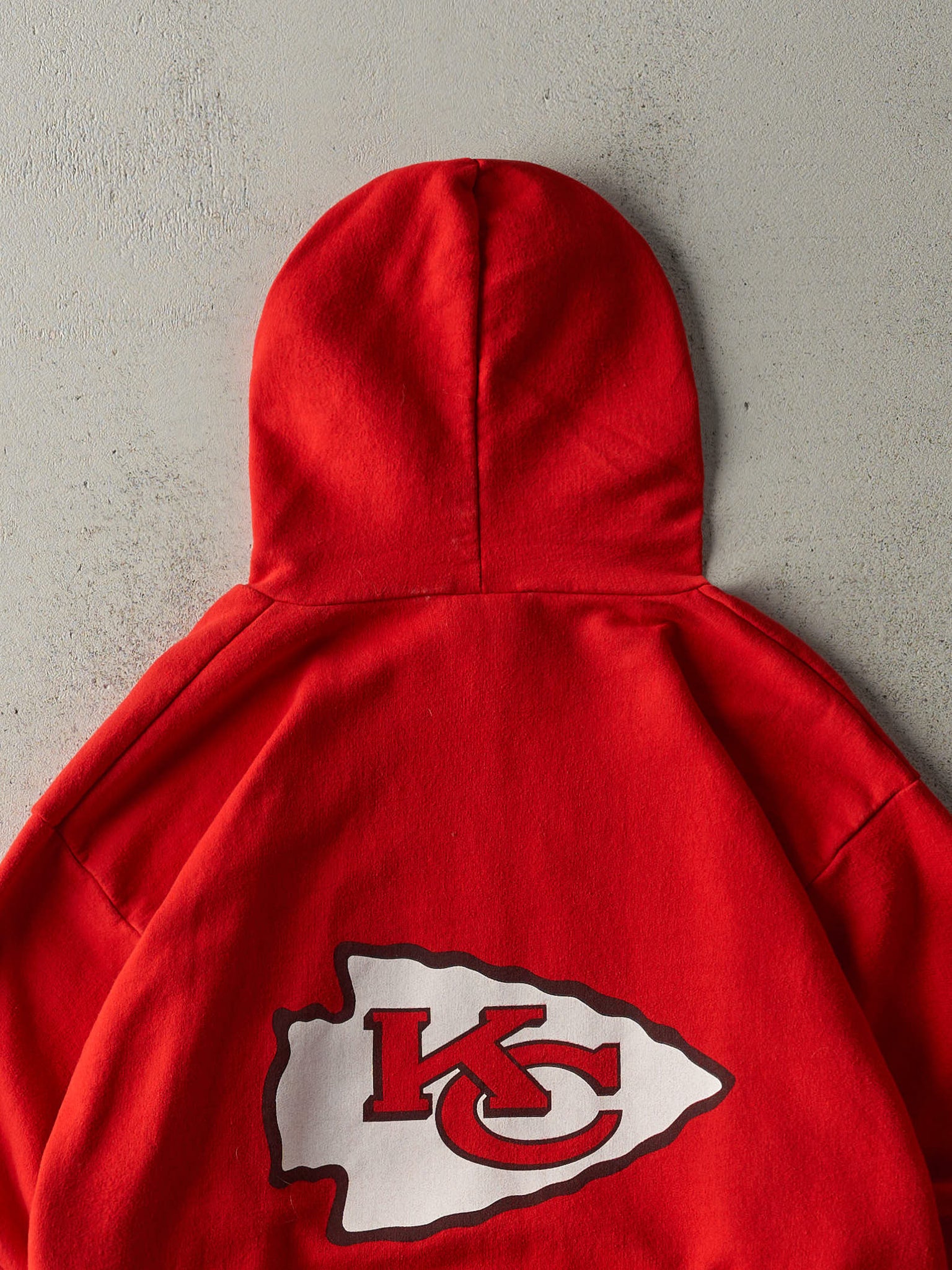 Vintage 90s Red Kansas City Chiefs Hoodie (M)