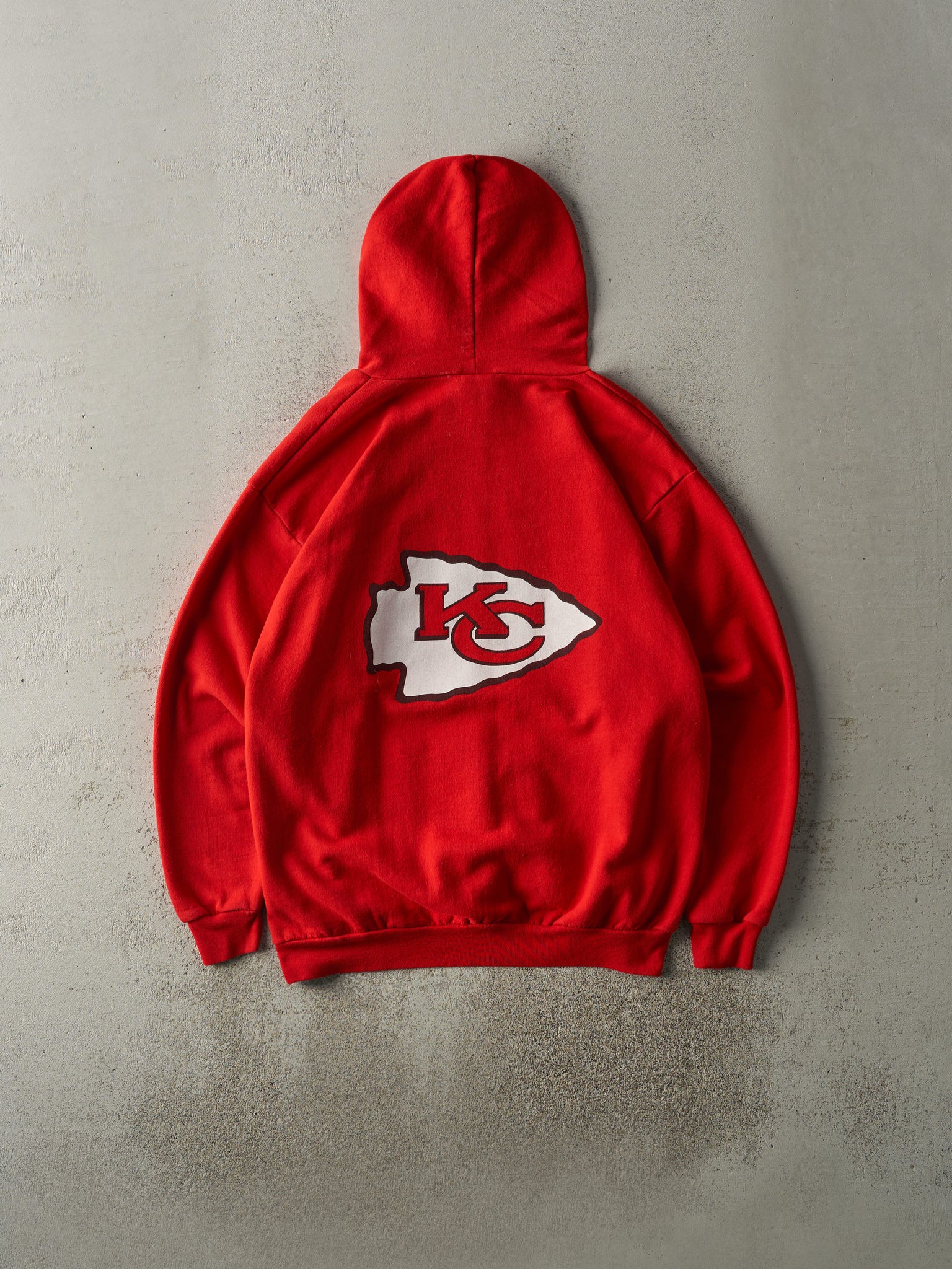 Vintage 90s Red Kansas City Chiefs Hoodie (M)