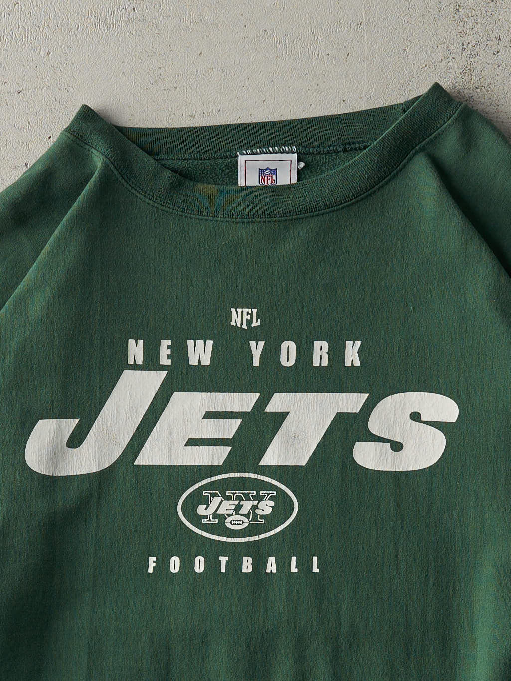 Vintage 90s Green New York Jets Crewneck (XL)