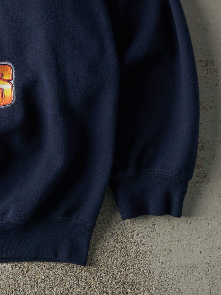Vintage Y2K Navy Blue New England Patriots x Boston Redsox Crewneck (L/XL)