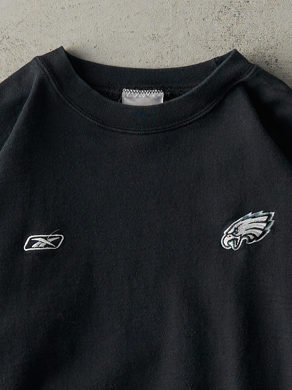 Vintage Y2K Black Philadelphia Eagles x Reebok Embroidered Crewneck (XL/XXL)