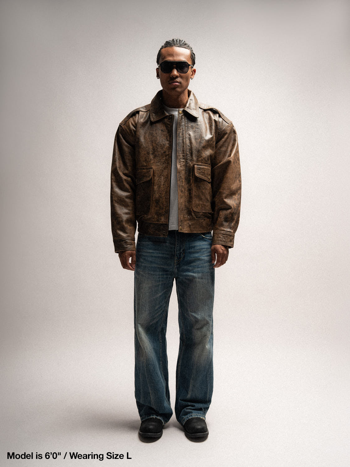 The Aviator Jacket - Brown