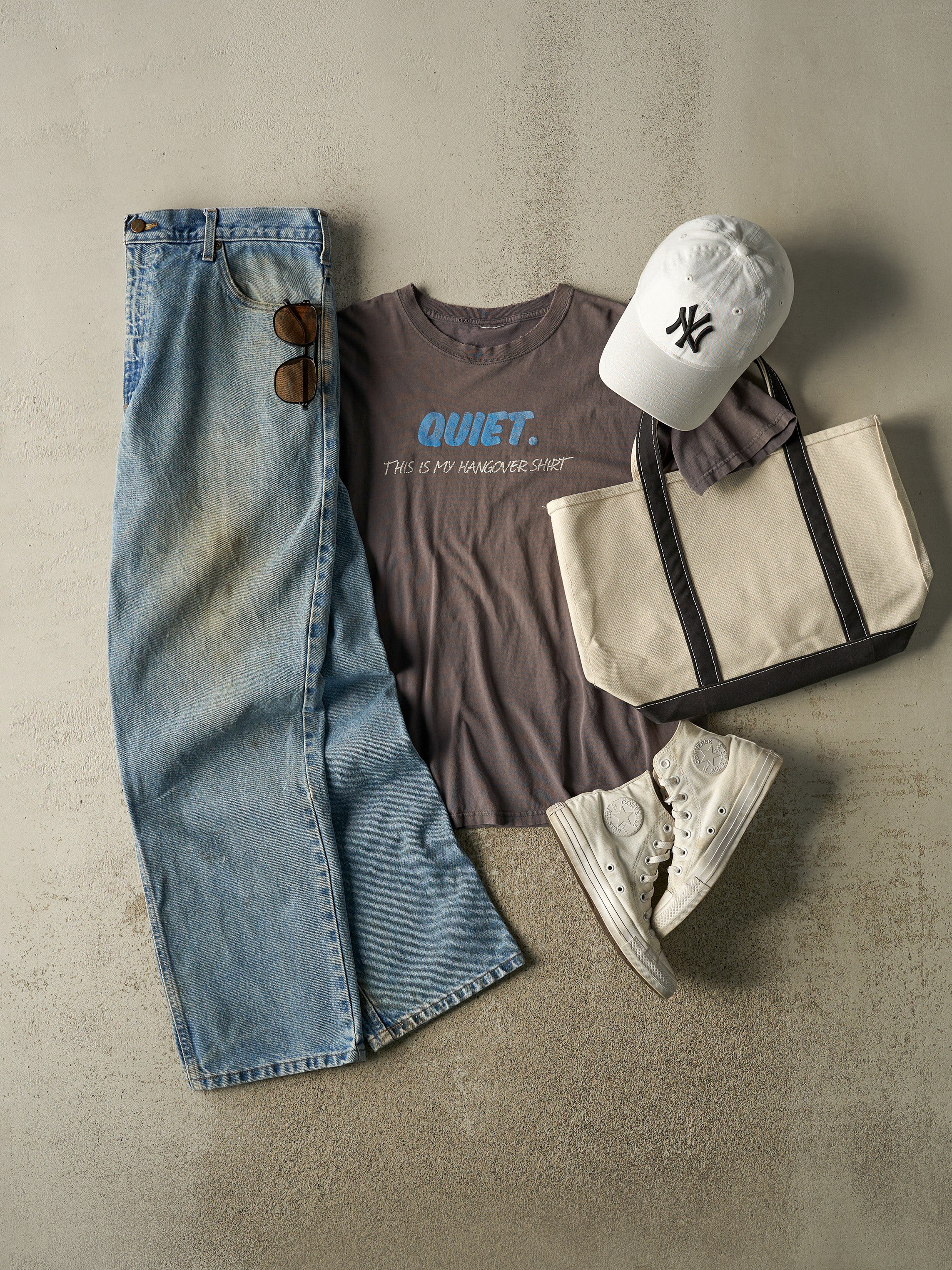 Vintage 90s Light Wash Carhartt Jeans (37x31)