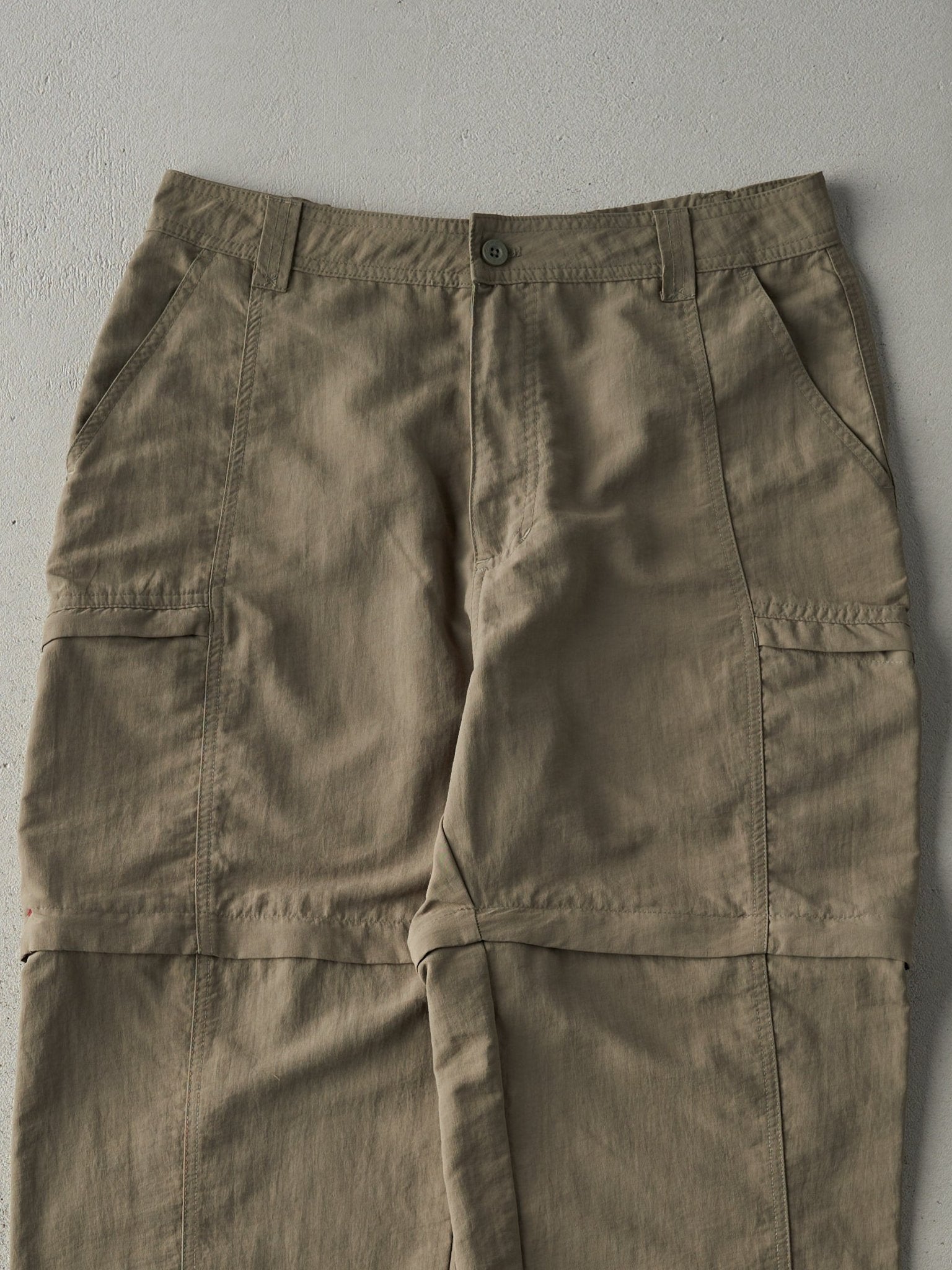 Vintage Y2K Olive Green Sportif USA Zip Off Pants (30x27)