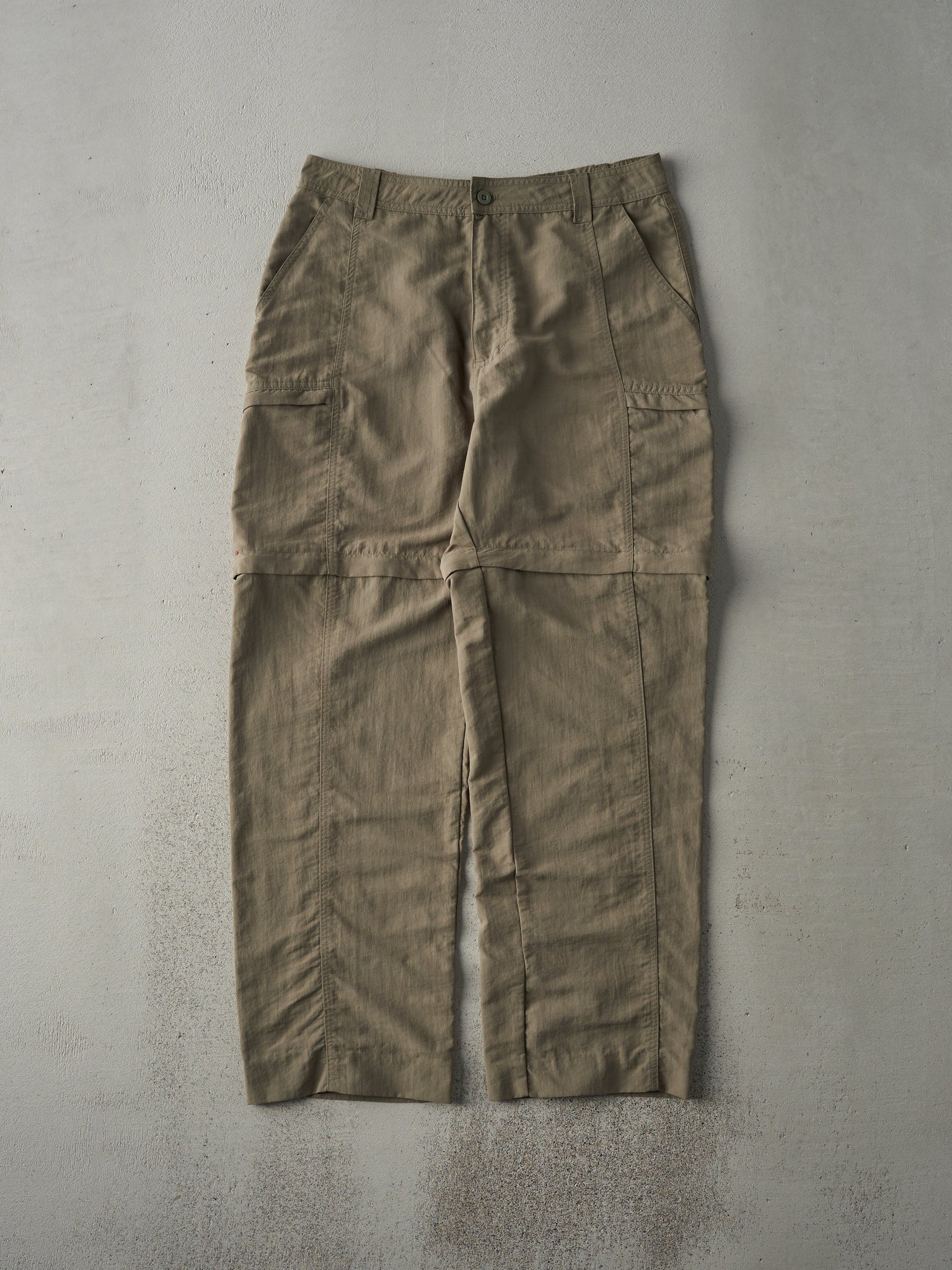 Vintage Y2K Olive Green Sportif USA Zip Off Pants (30x27)