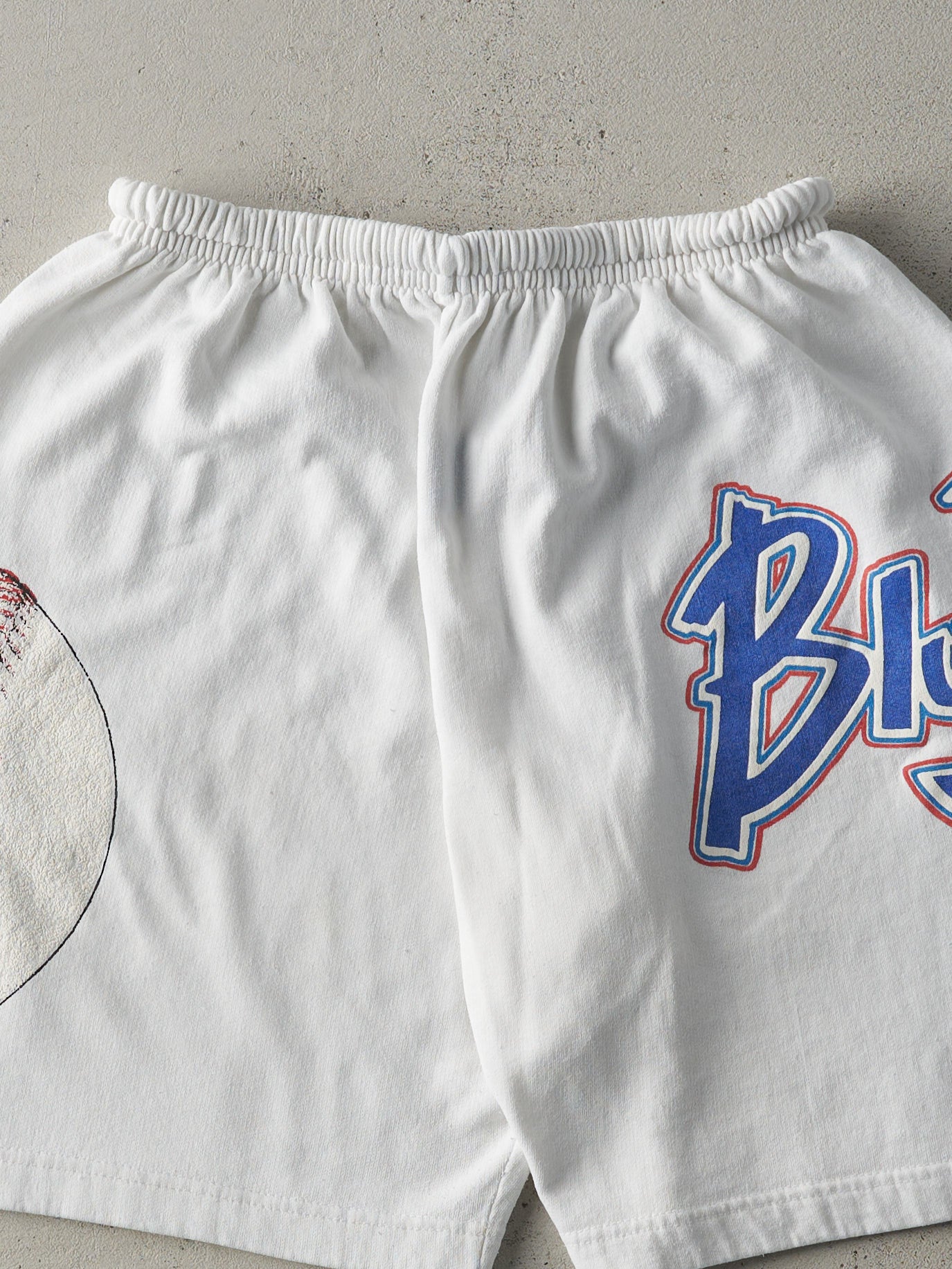 Vintage 90s White Toronto Blue Jays Bulletin Sweat Shorts (32x8)