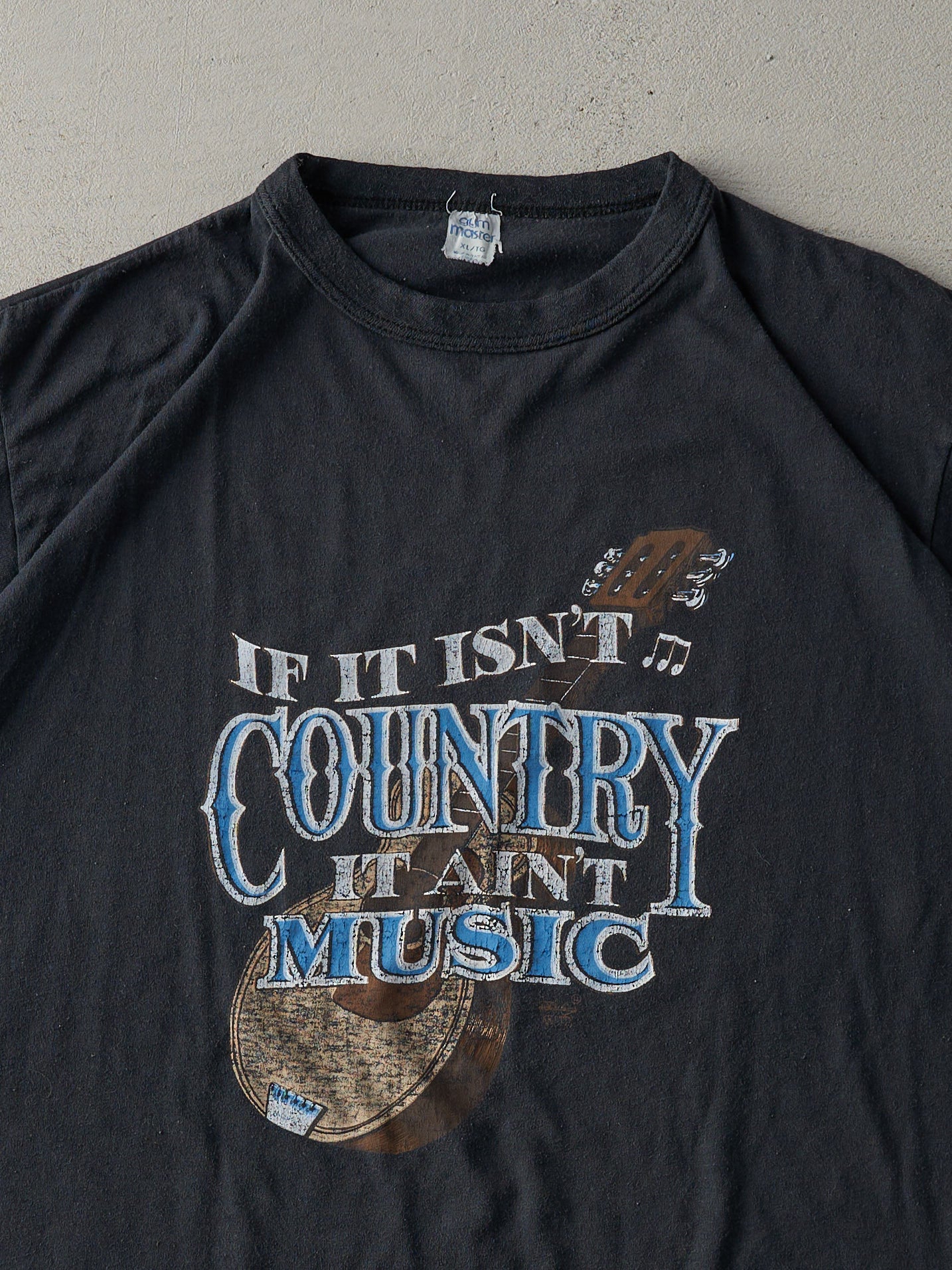 Vintage 90s Black Country Music Tee (L)