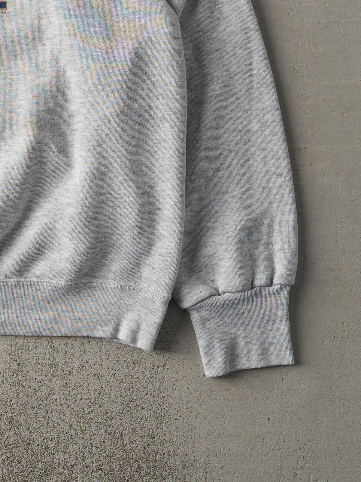 Vintage 90s Heather Grey Rehoboth Beach Boxy Crewneck (L)