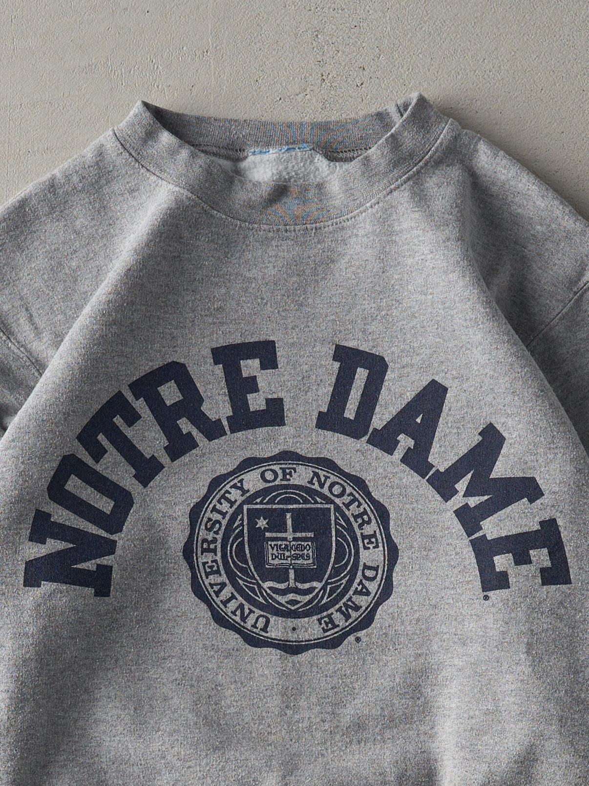 Vintage 90s Grey Champion Notre Dame Crewneck (S)