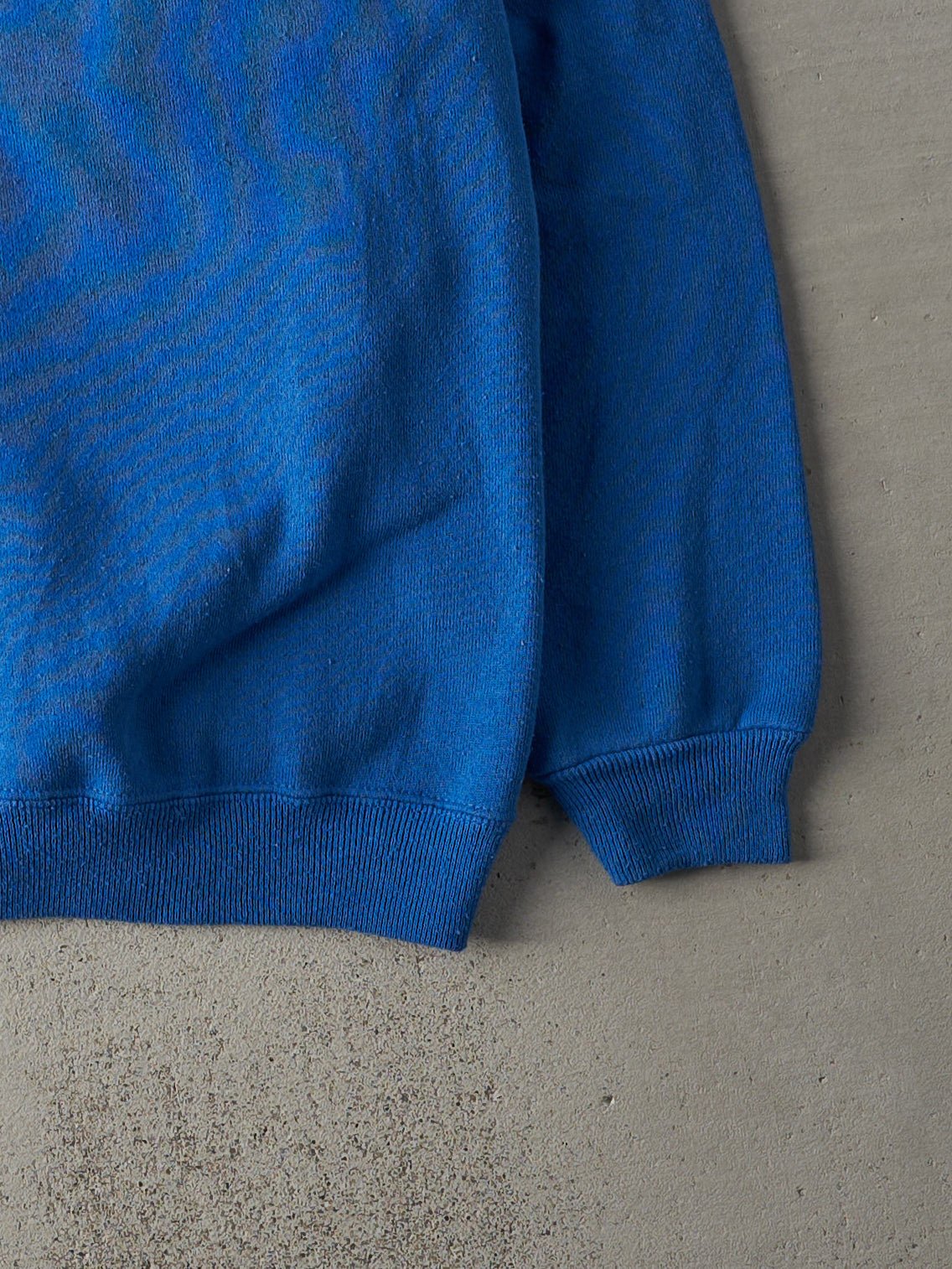 Vintage 90s Cobalt Blue Sweden Embroidered Crewneck (M)