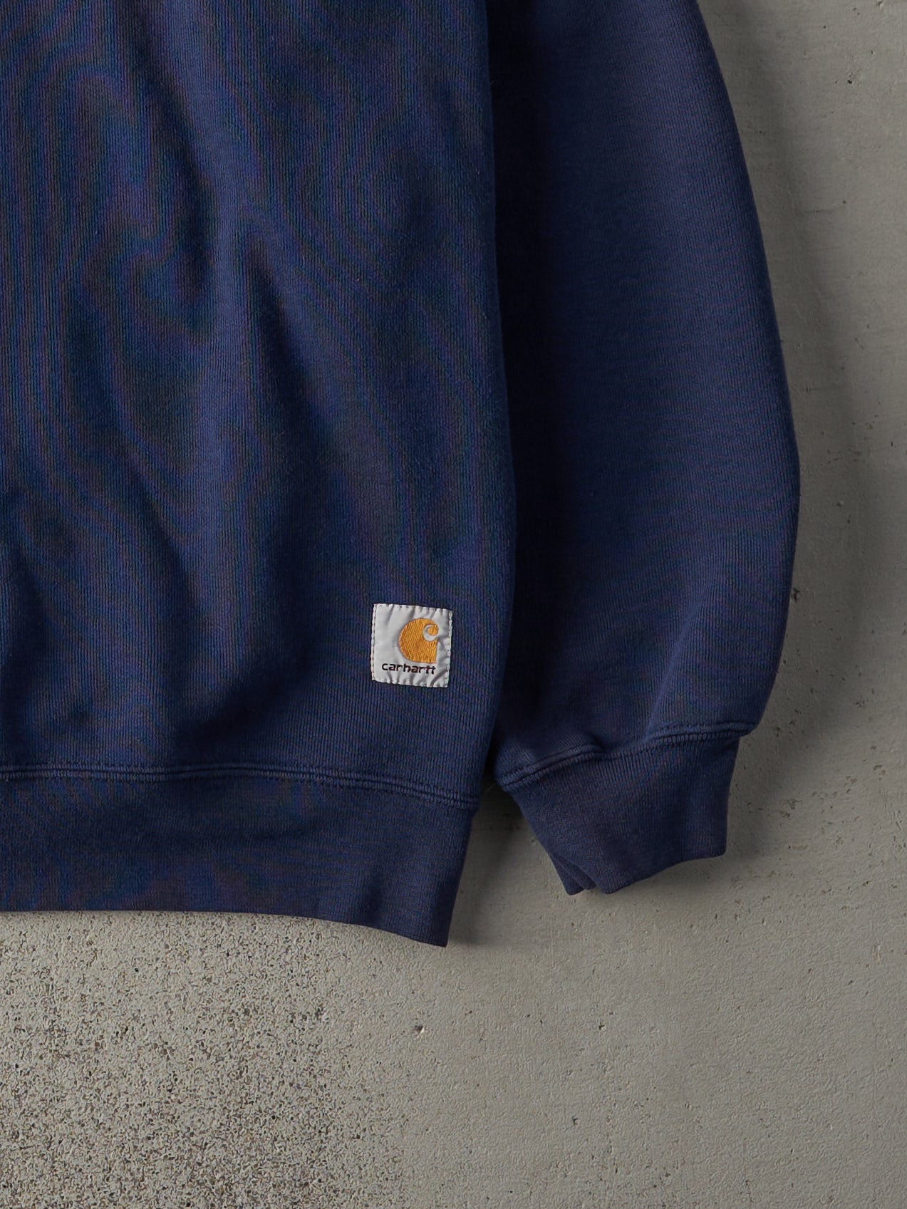 Vintage Y2K Navy Blue Carhartt Blank Boxy Crewneck (XXL)