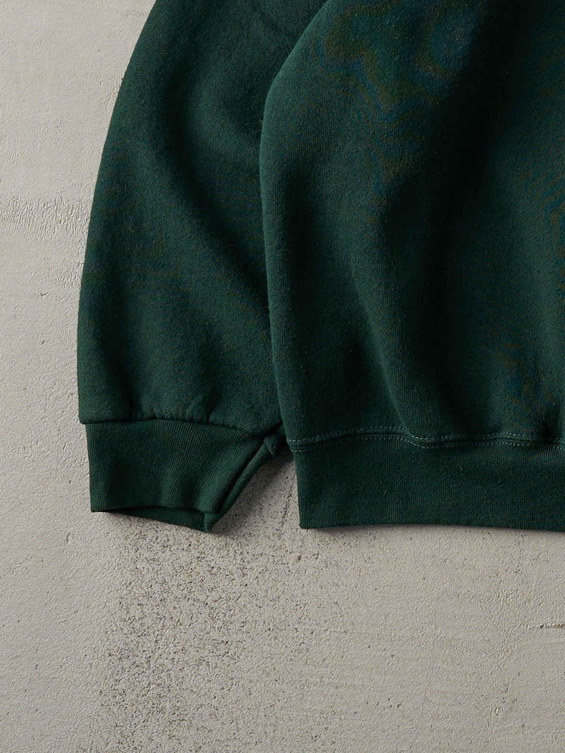 Vintage 90s Forest Green Mickey Mouse Embroidered Crewneck (L/XL)