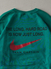 Vintage 80s Green Rare 24 Hour Relay Nike Crewneck (M)