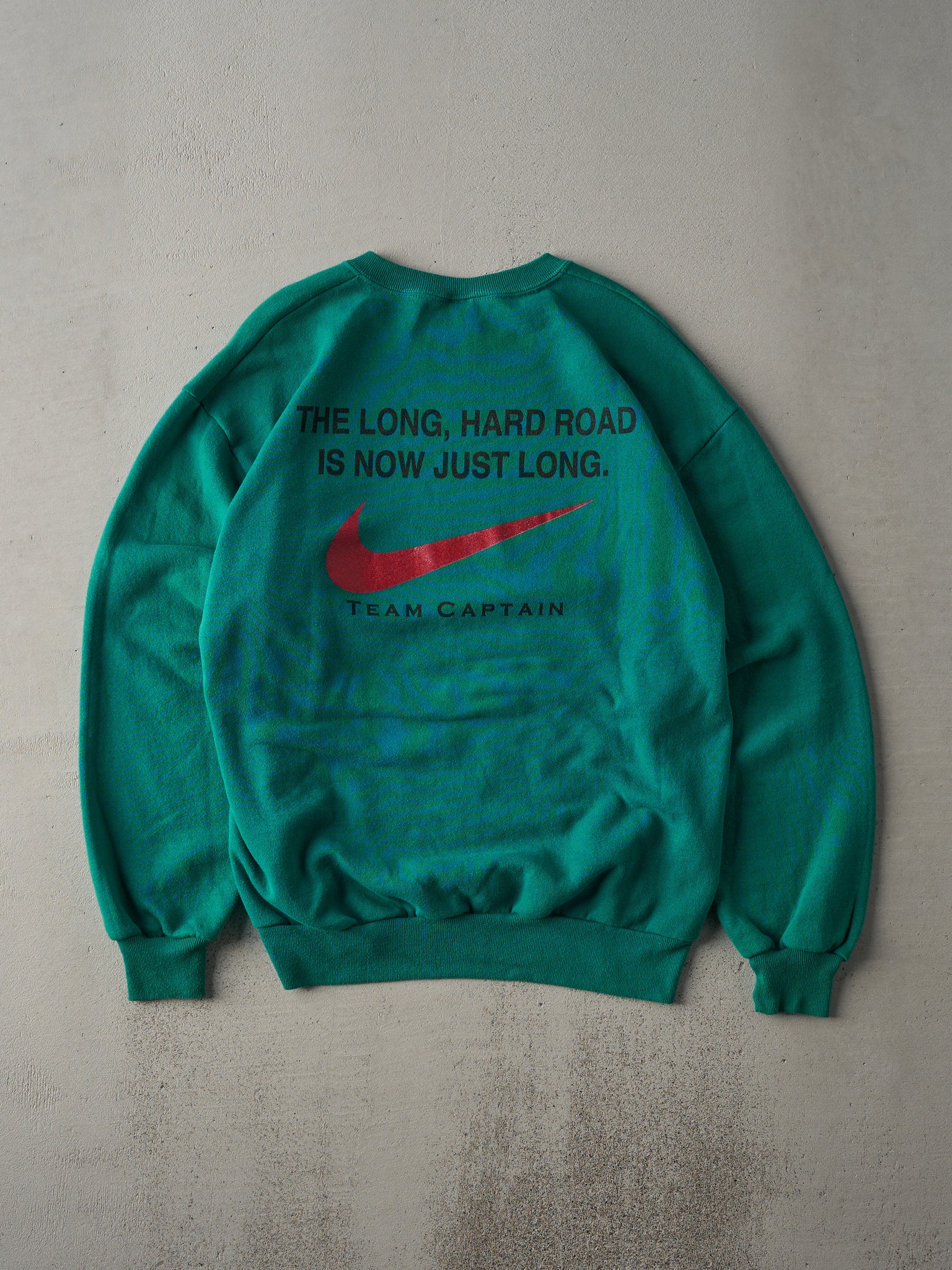 Vintage 80s Green Rare 24 Hour Relay Nike Crewneck (M)