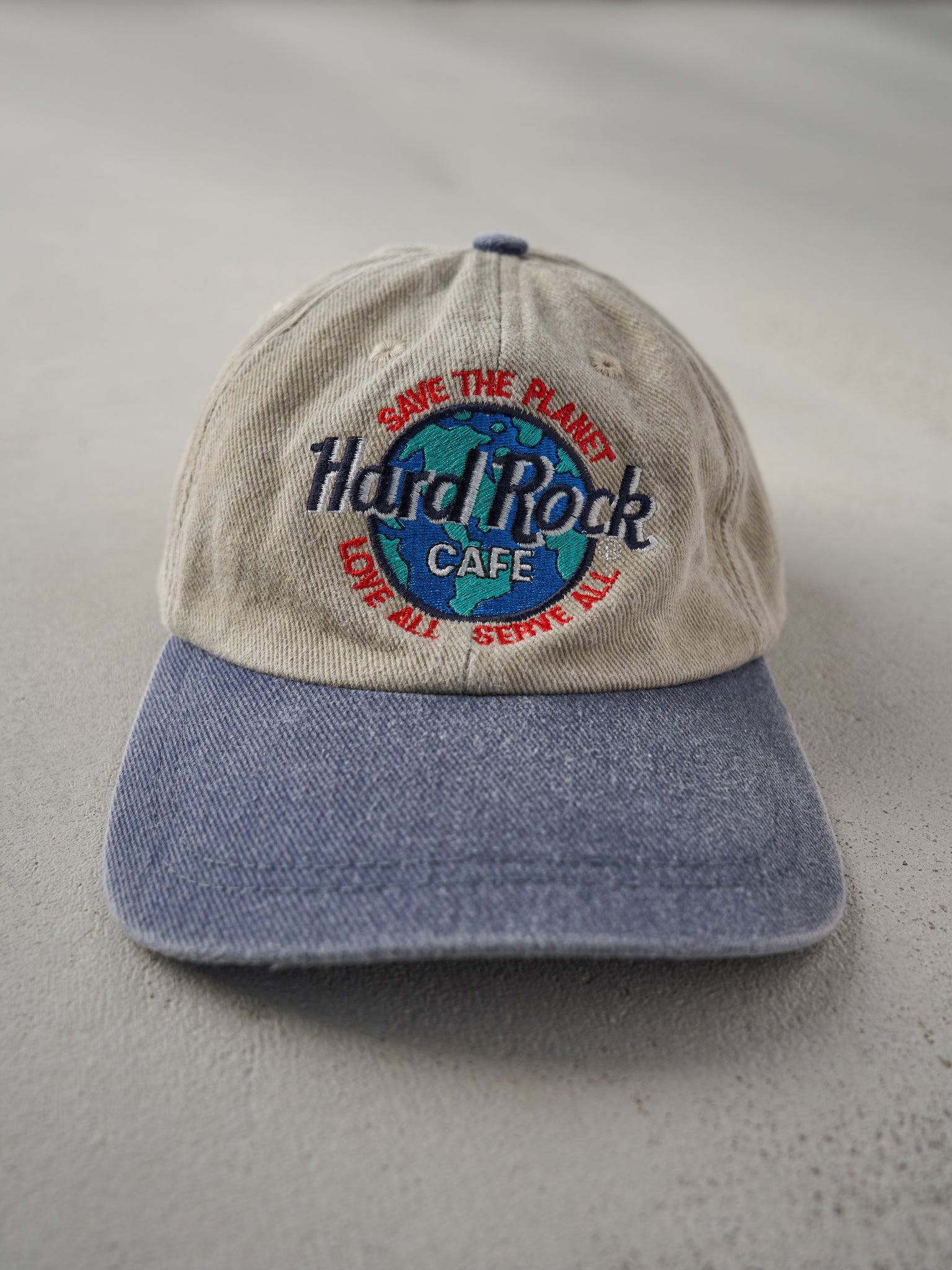 Vintage 90s Beige Hard Rock Cafe Ottawa Snapback Hat (O/S)