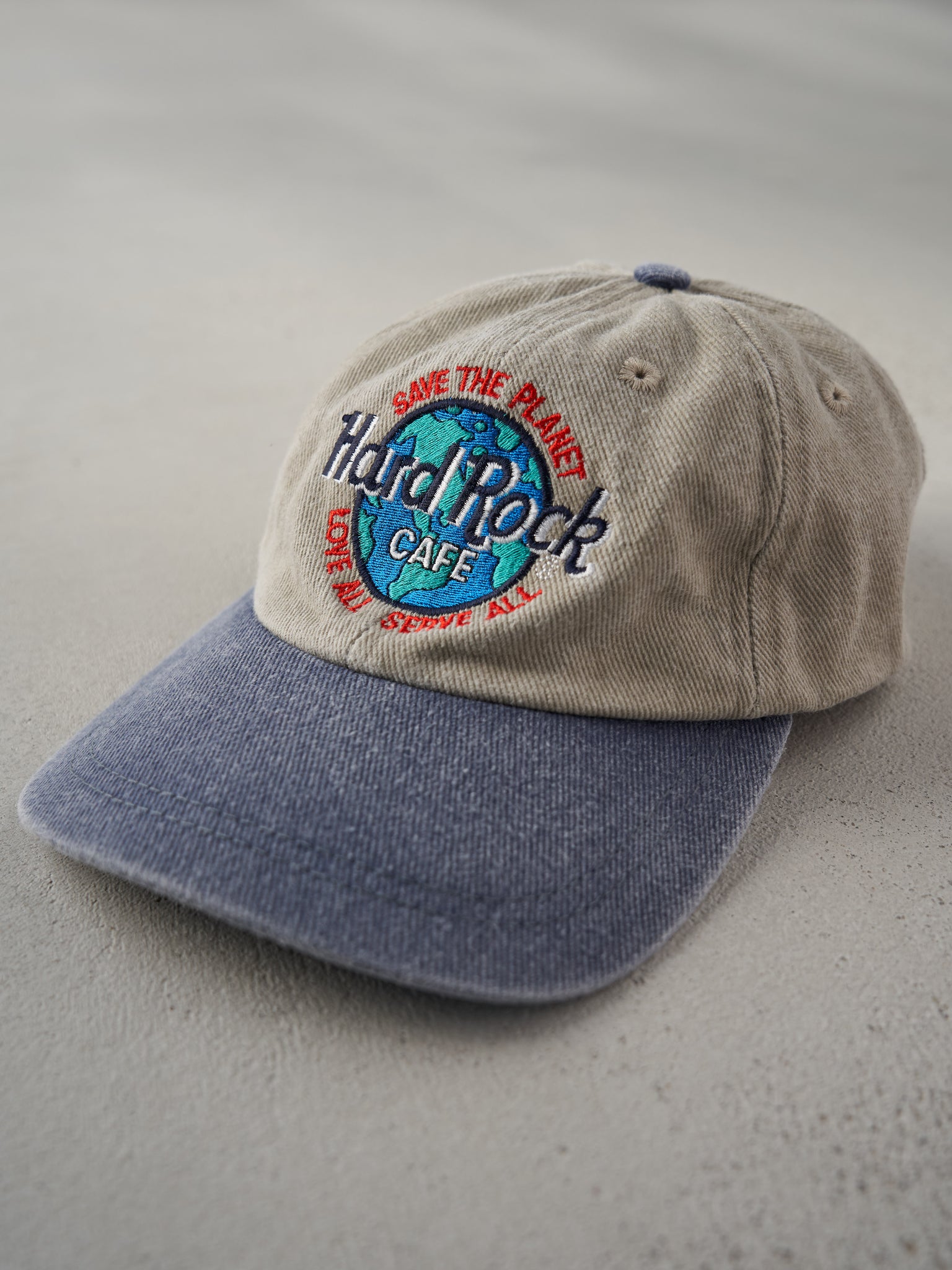 Vintage 90s Beige Hard Rock Cafe Ottawa Snapback Hat (O/S)