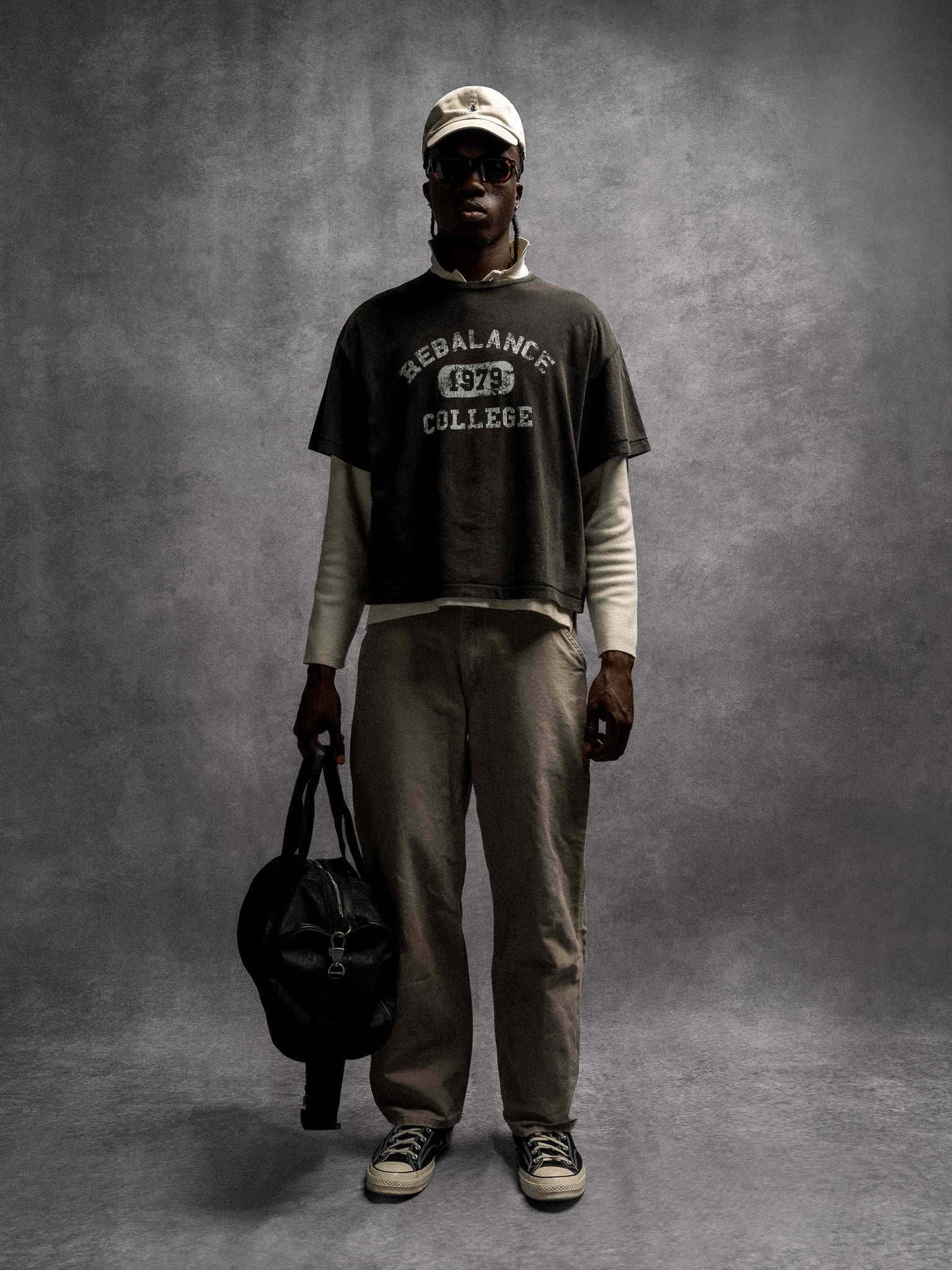 Homecoming College Tee - Jet Black