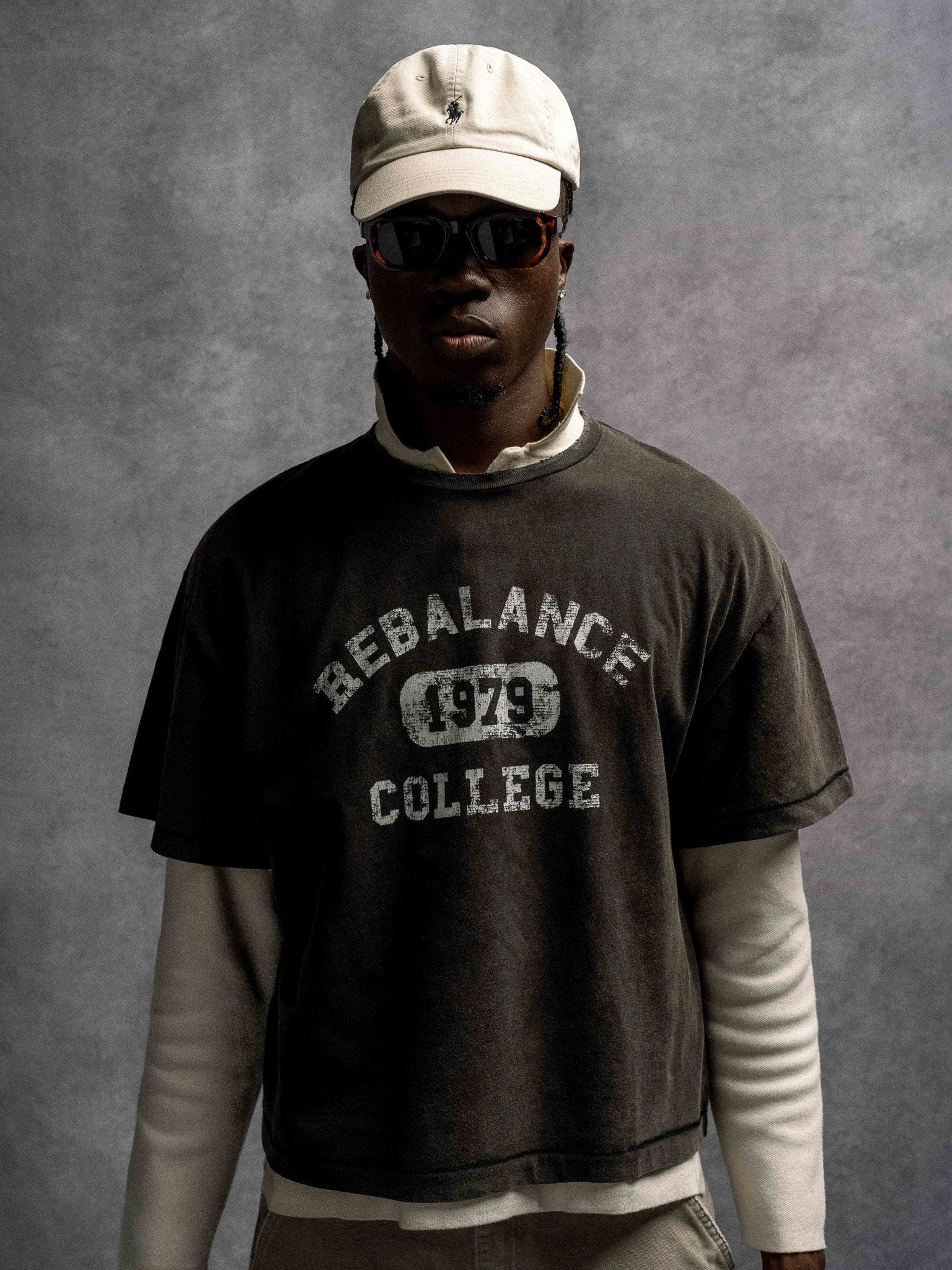 Homecoming College Tee - Jet Black