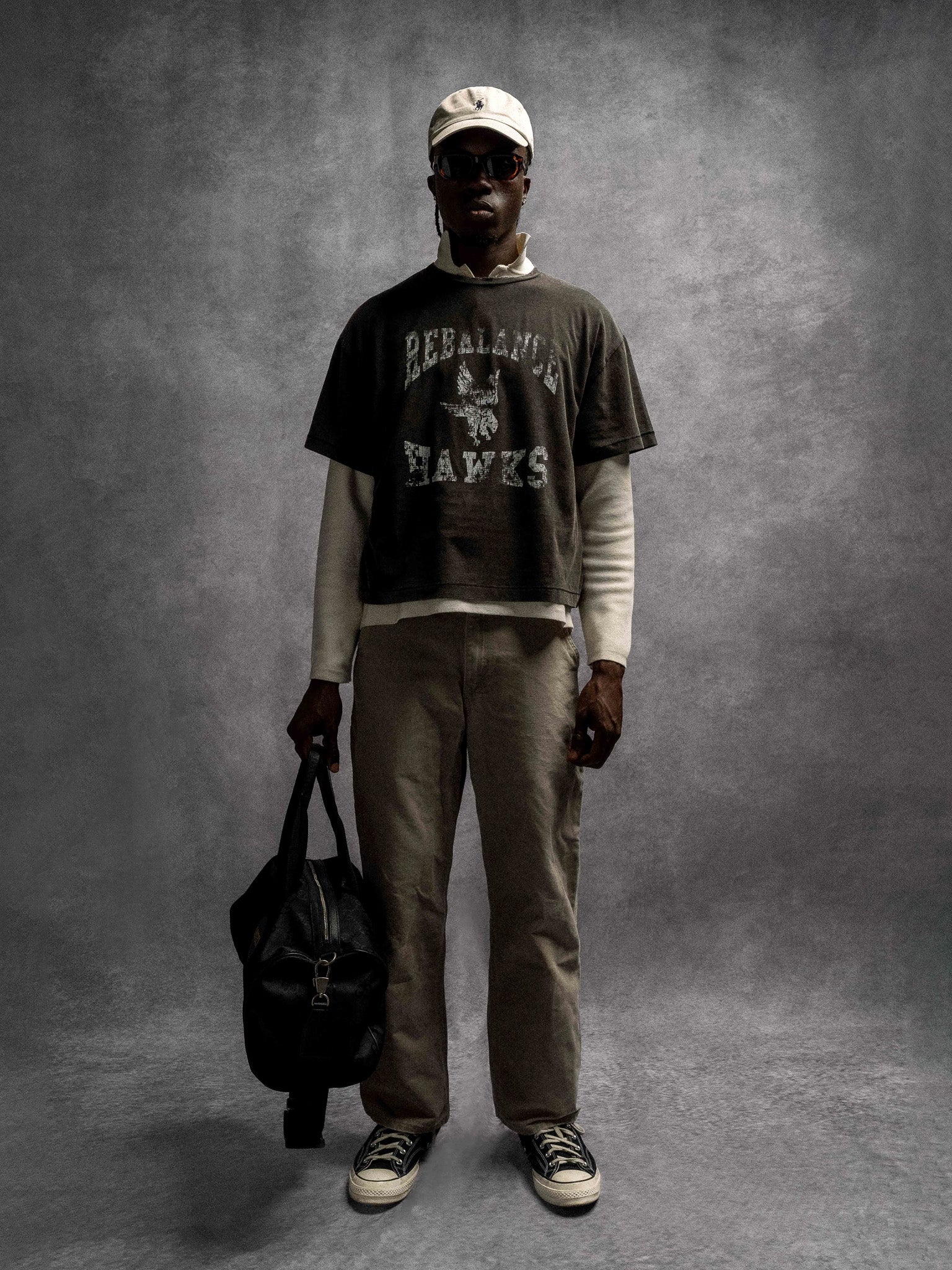 Homecoming Hawks Tee - Jet Black