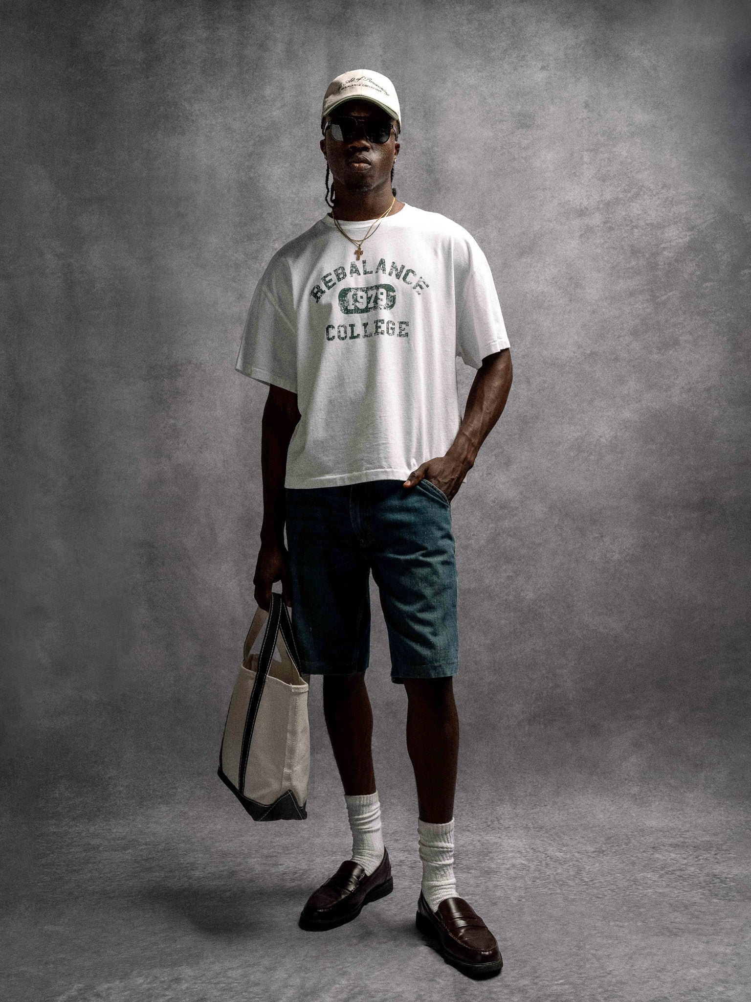 Homecoming College Tee - White