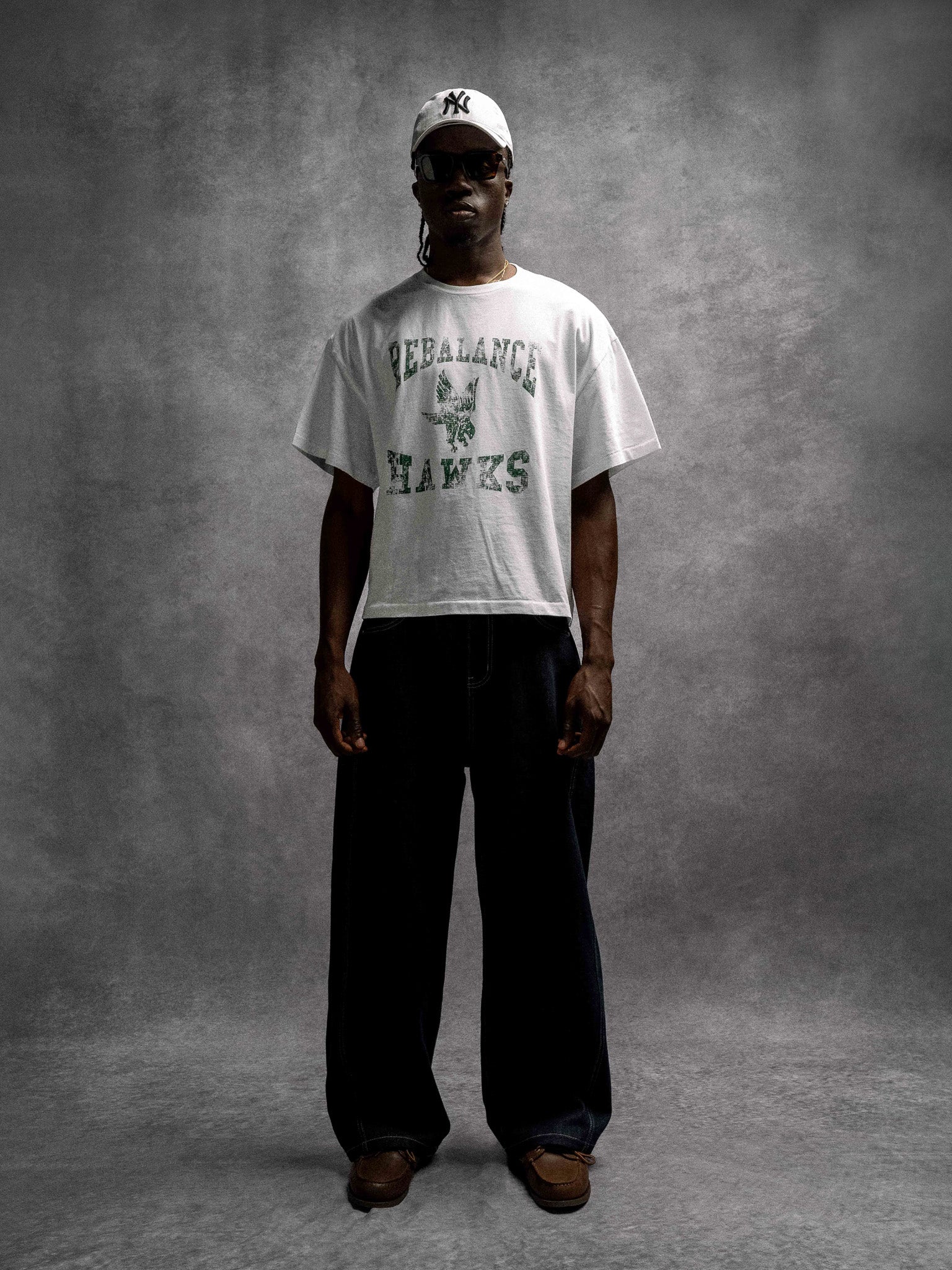 Homecoming Hawks Tee - White