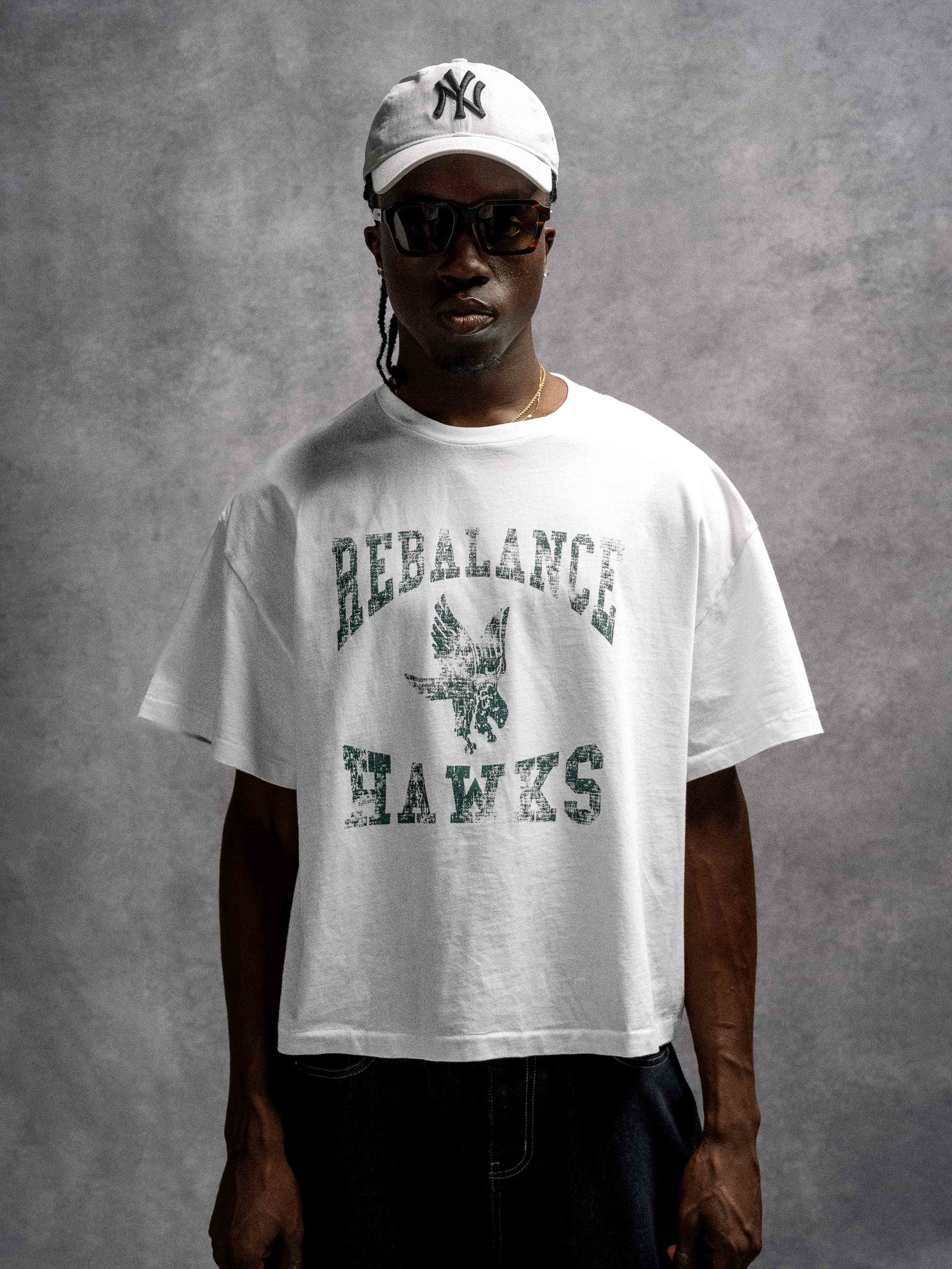 Homecoming Hawks Tee - White