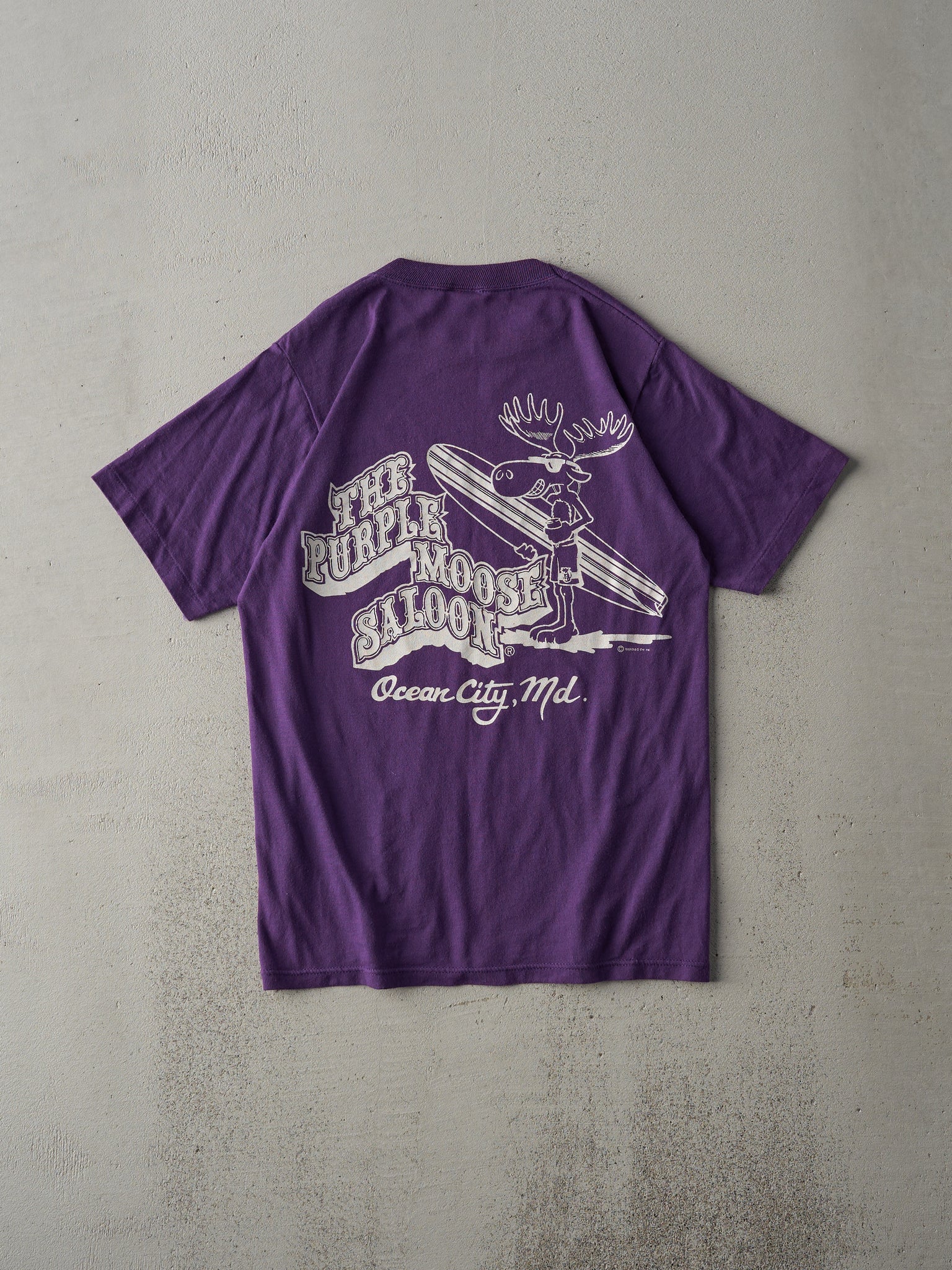 Vintage 89' Purple The Purple Moose Saloon Single Stitch Tee (XS)