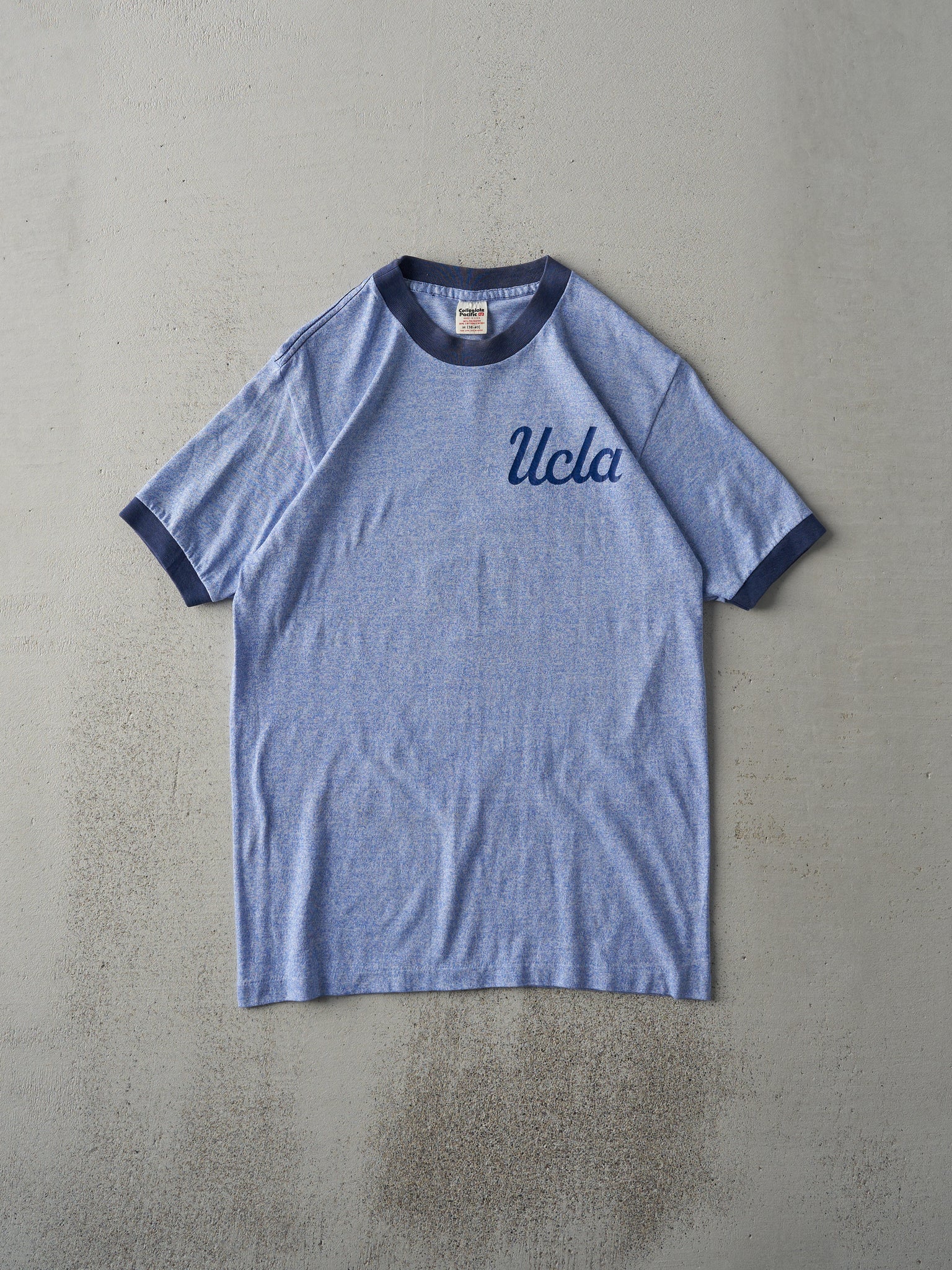 Vintage 80s Blue UCLA Ringer Tee (XS/S)