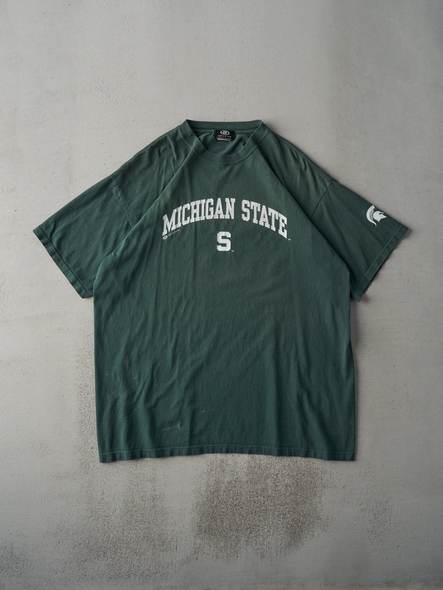 Vintage Y2K Forest Green Michigan State Tee (L/XL)