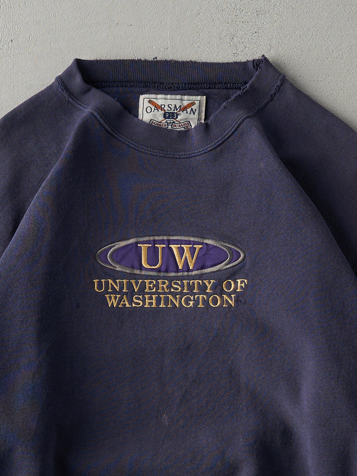 Vintage 90s Faded Navy University of Washington (M)