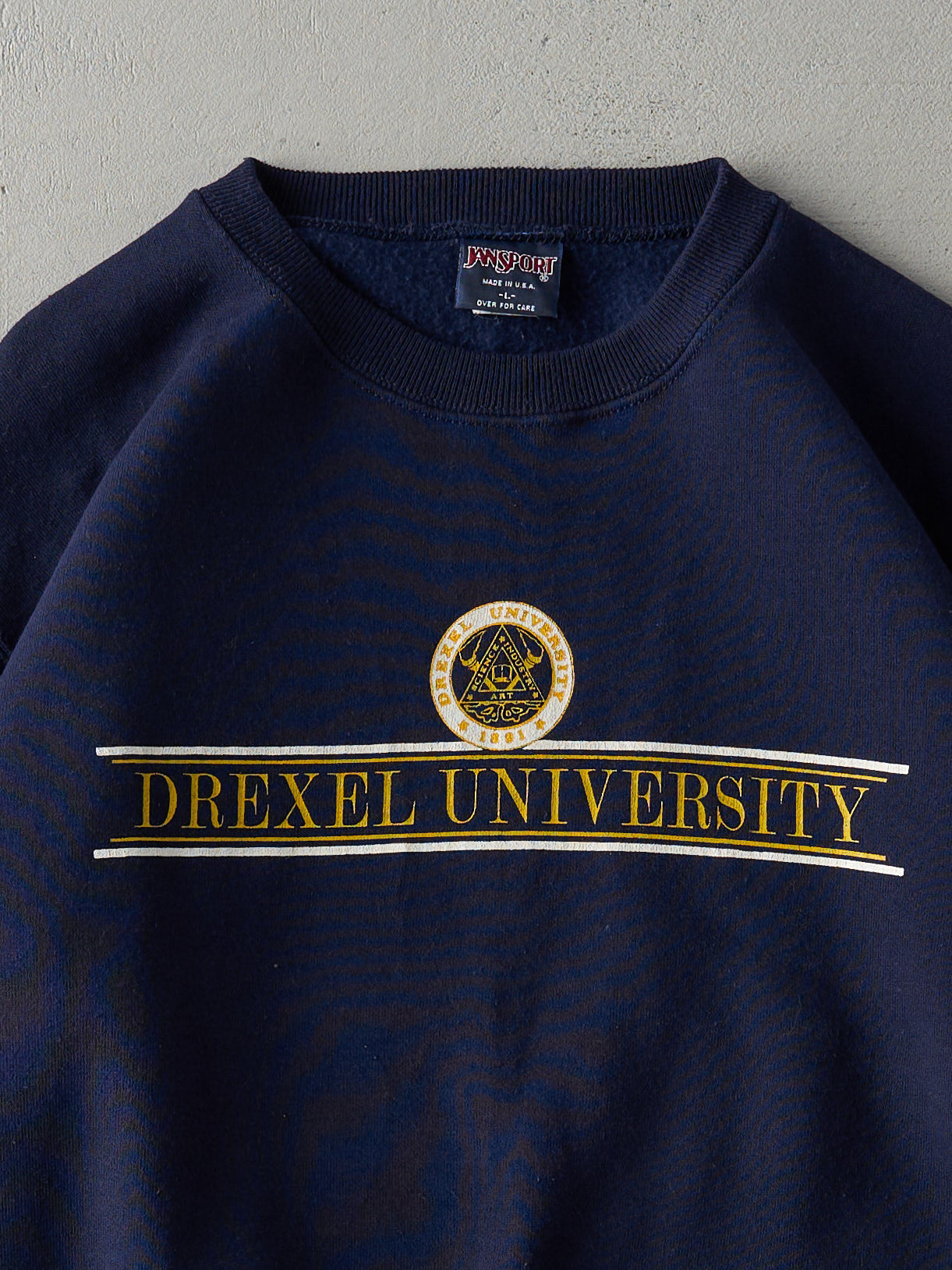 Vintage 90s Navy Blue Drexel University Crewneck (M)