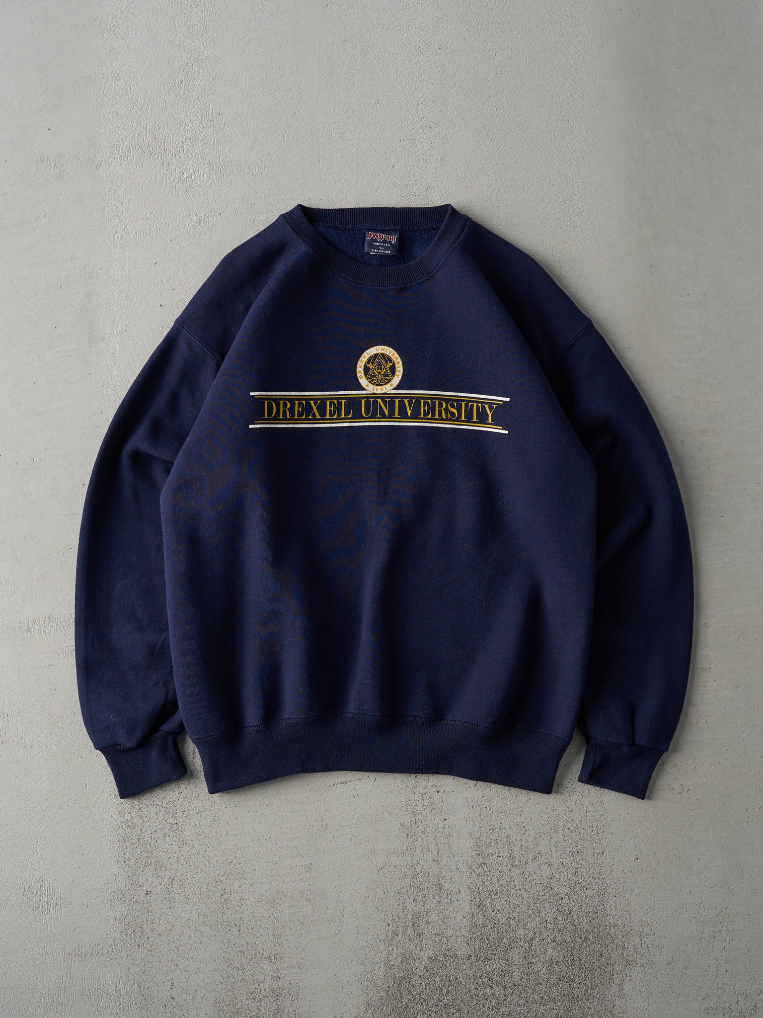 Vintage 90s Navy Blue Drexel University Crewneck (M)