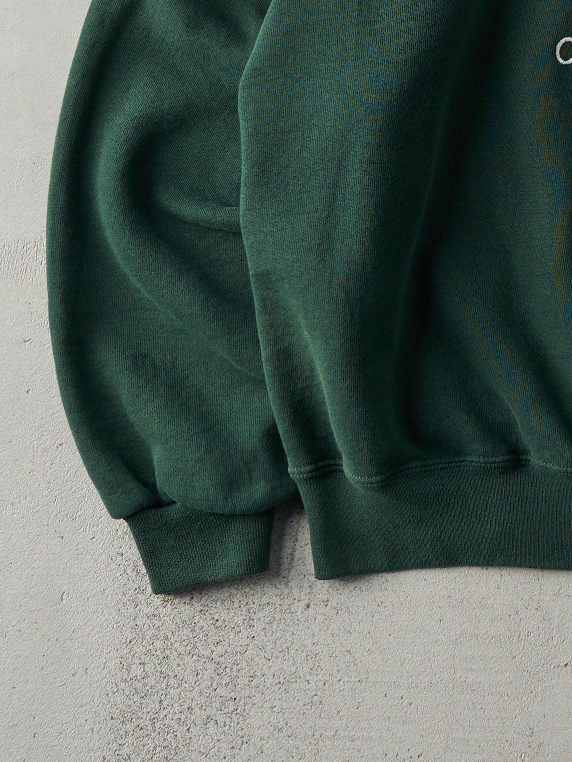 Vintage 90s Forest Green Rasmussen College Boxy Crewneck (XL)