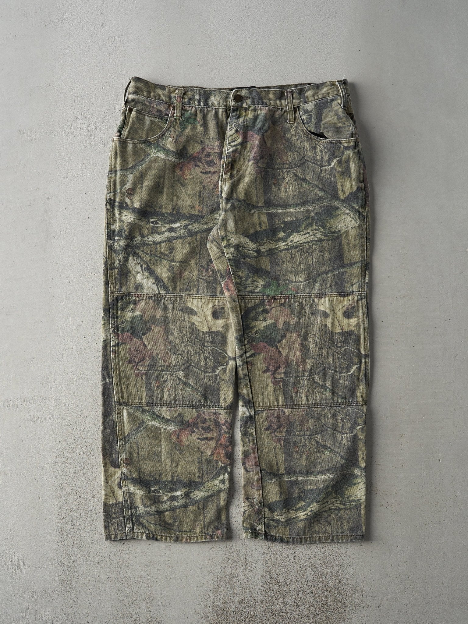 Vintage 90s Camo Break Up Infinity x Mossy Oak Double Knee Pants (36x27)