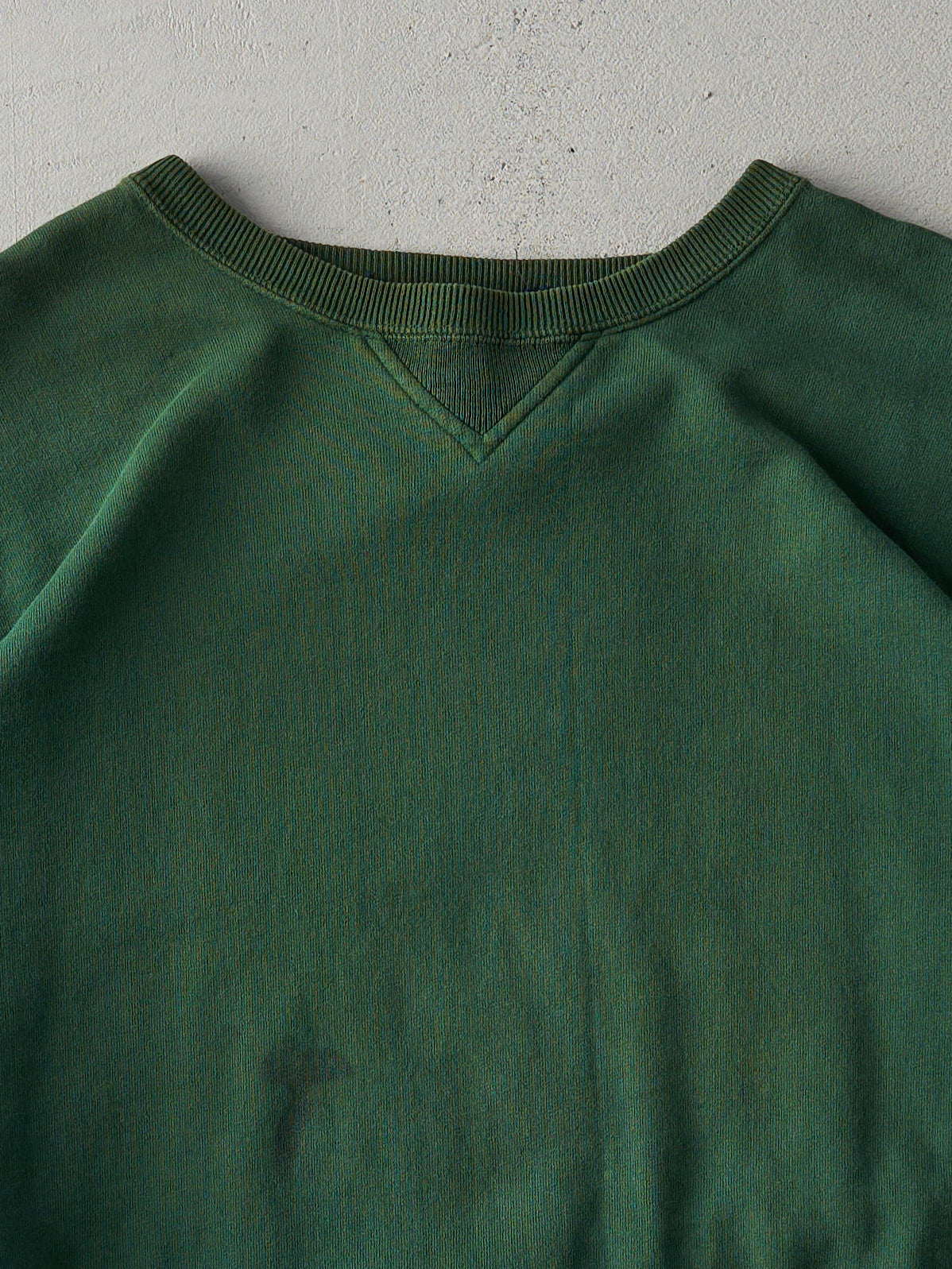 Vintage 90s Forest Green Blank Crewneck (XL)