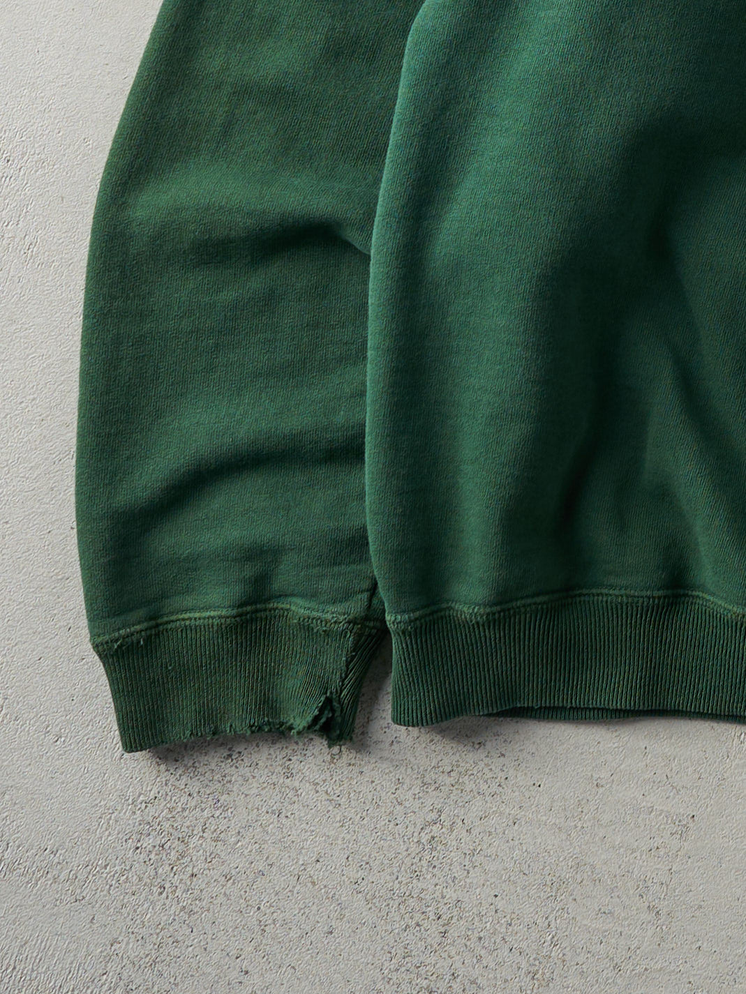 Vintage 90s Forest Green Blank Crewneck (XL)