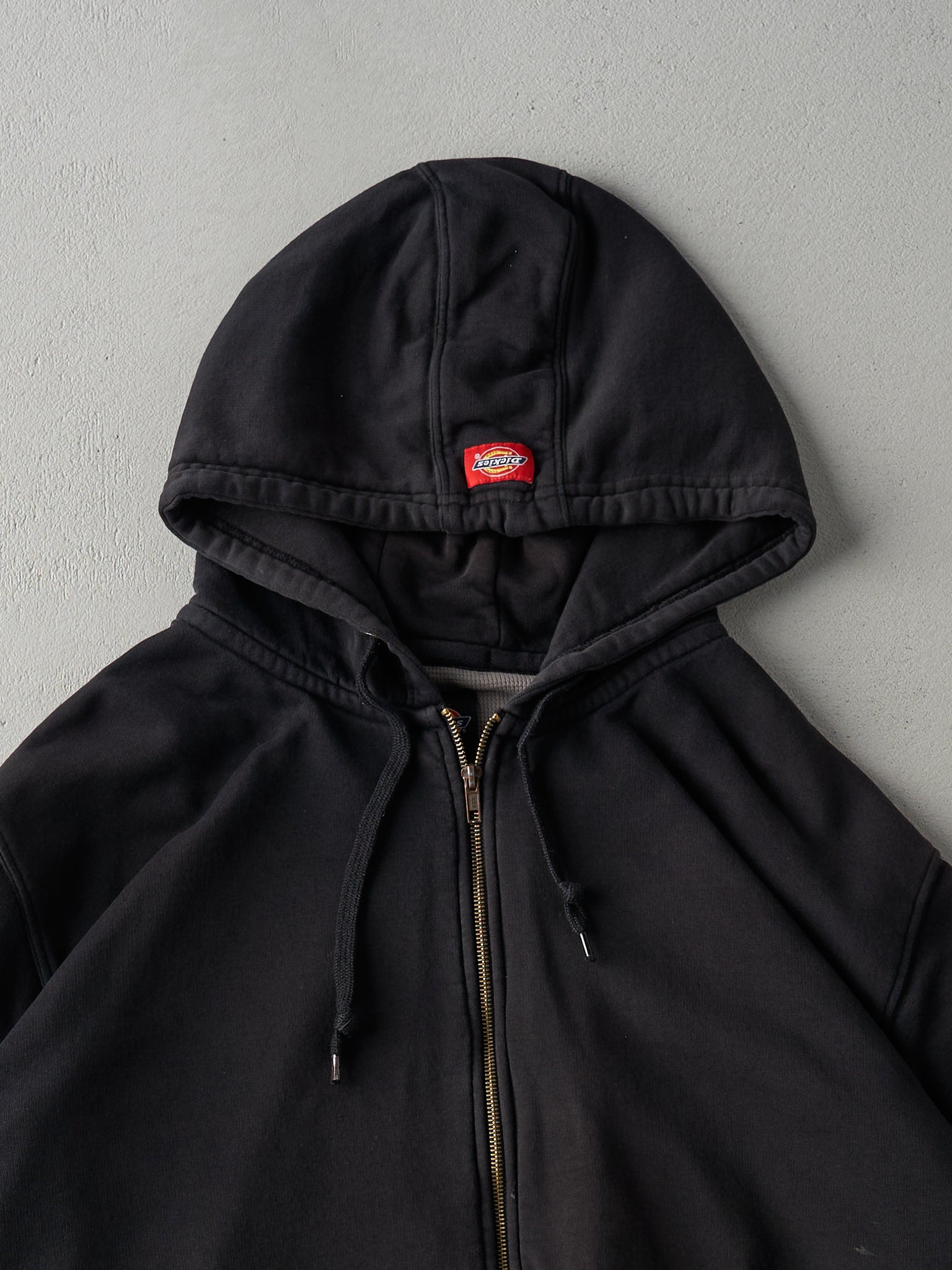 Vintage Y2K Black Dickies Zip Up Hoodie (L)