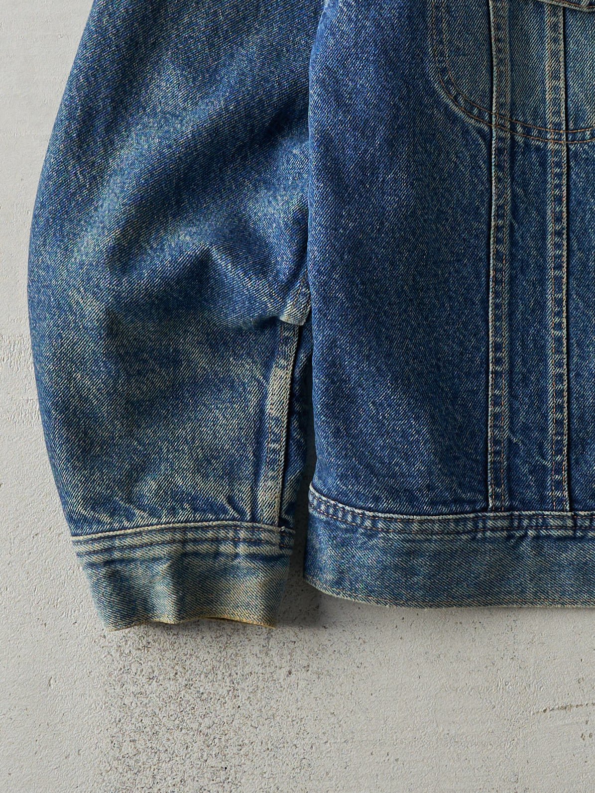 Vintage 70s Mid Wash Lee Storm Rider Blanket Lined Denim Jacket (M)