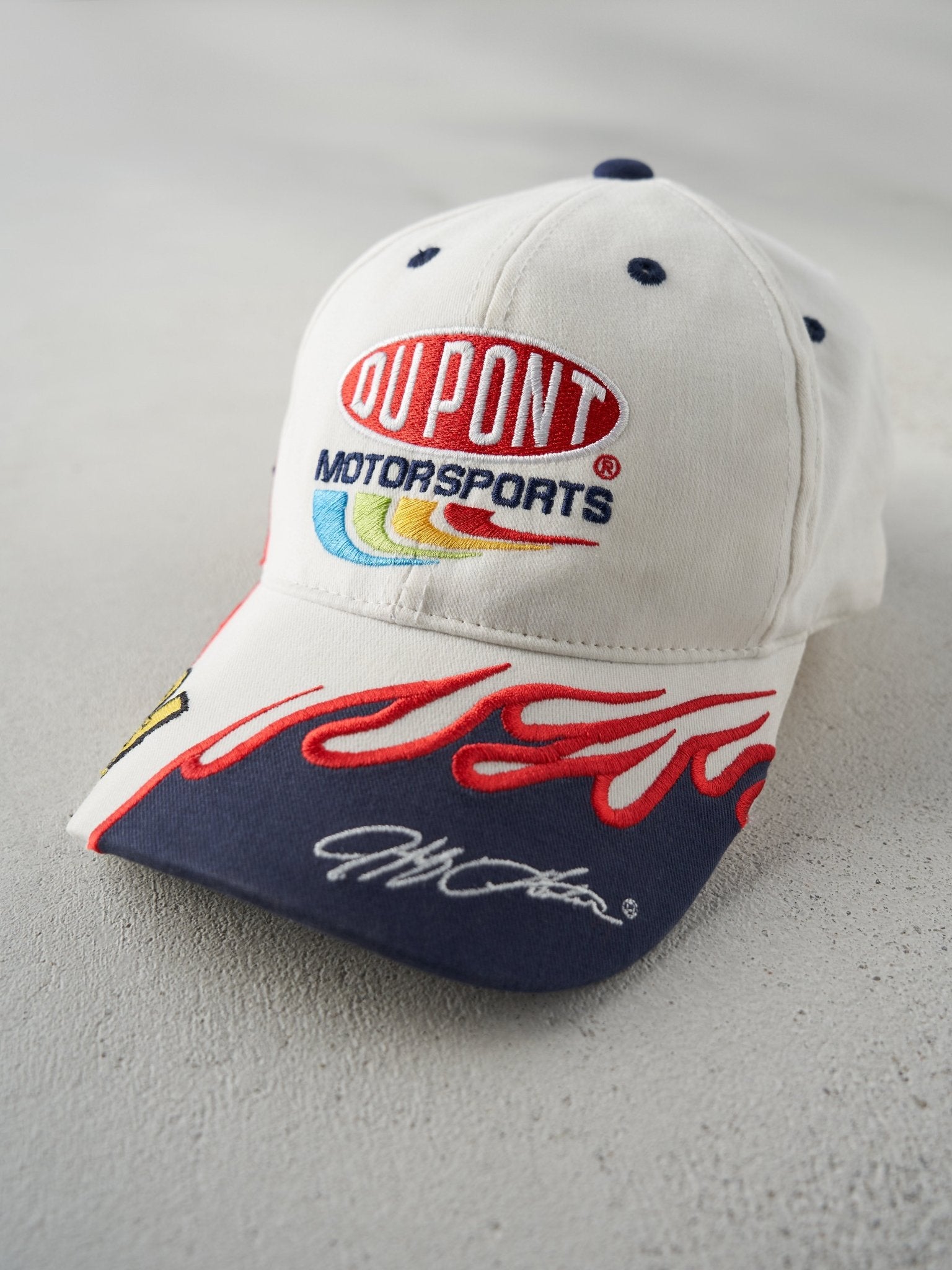 Vintage Y2K White Jeff Gordon Nascar Hat