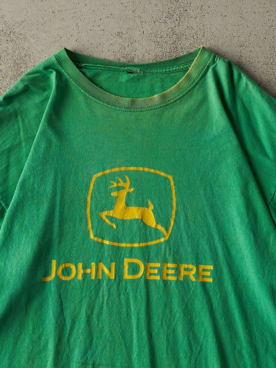 Vintage 90s Faded Green John Deere Tee (L/XL)