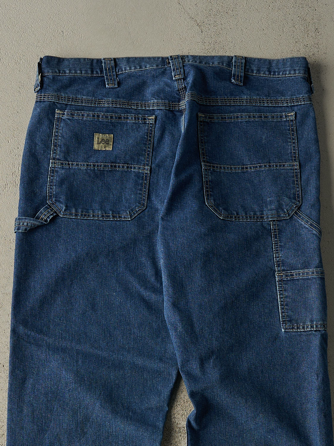 Vintage 90s Dark Wash Lee Carpenter Jeans (37x35)