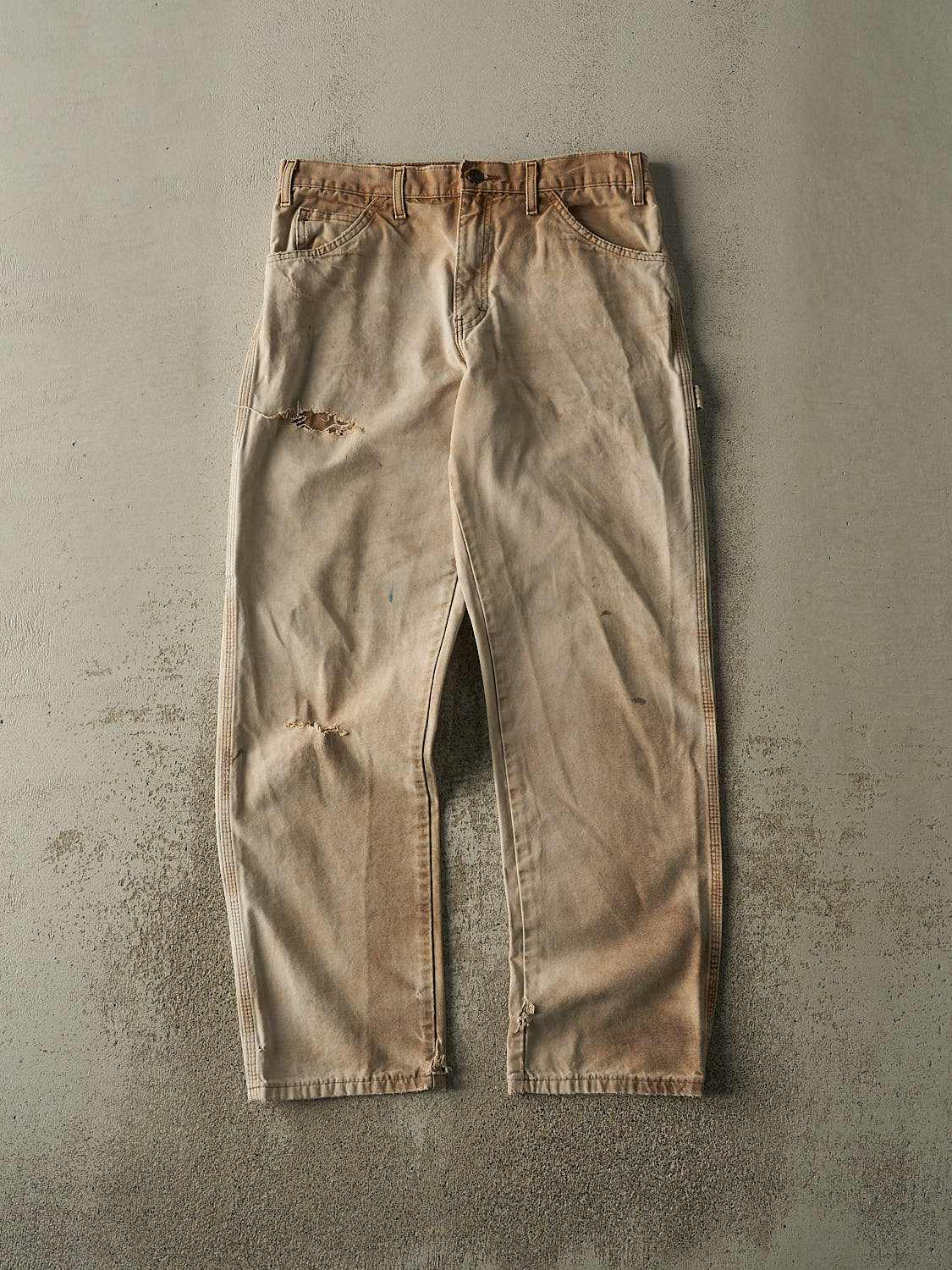 Vintage Y2K Beige Dickies Carpenter Pants (31.5x31.5)