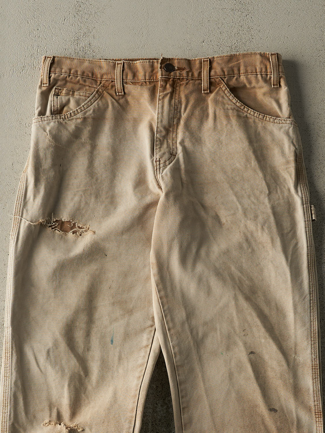 Vintage Y2K Beige Dickies Carpenter Pants (31.5x31.5)