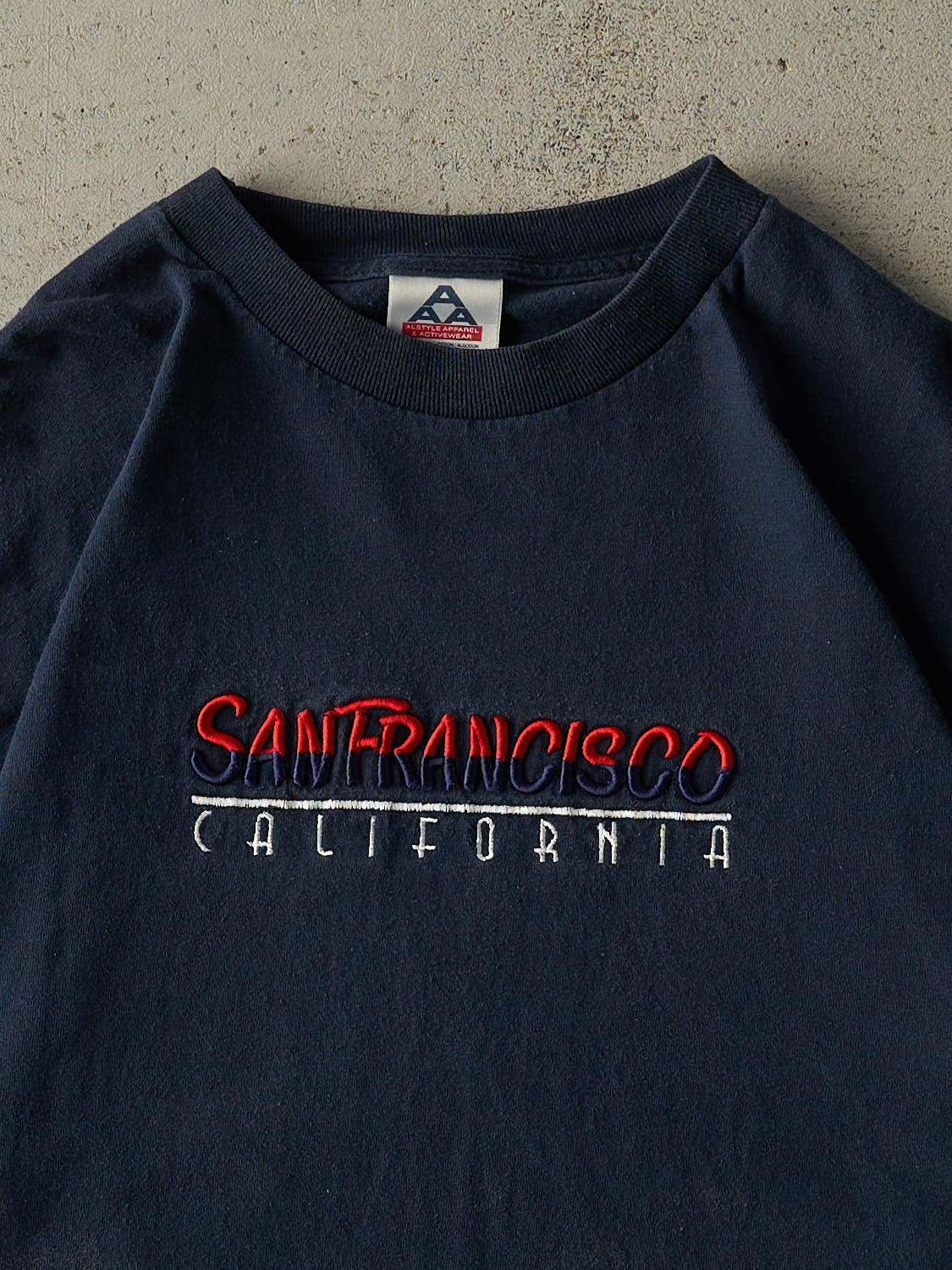 Vintage 90s Navy Blue San Francisco Long Sleeve (L/XL)