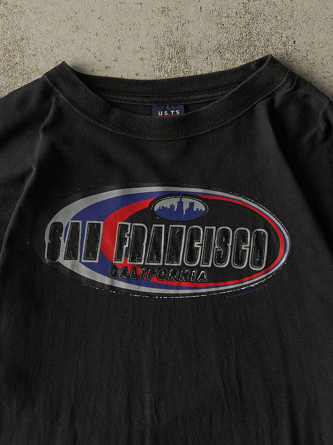 Vintage 90s Black San Francisco Tee (M/L)