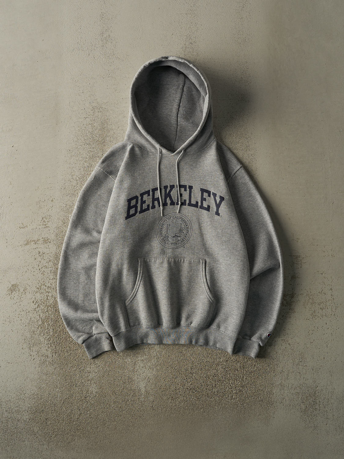 Vintage 90s Grey University of California Berkeley Champion Hoodie (S/M)