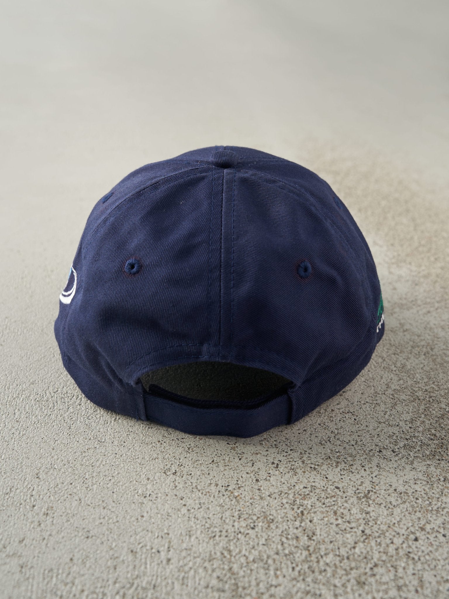 Vintage Y2K Navy Blue Embroidered Goodyear Nascar Racing Velcro Hat