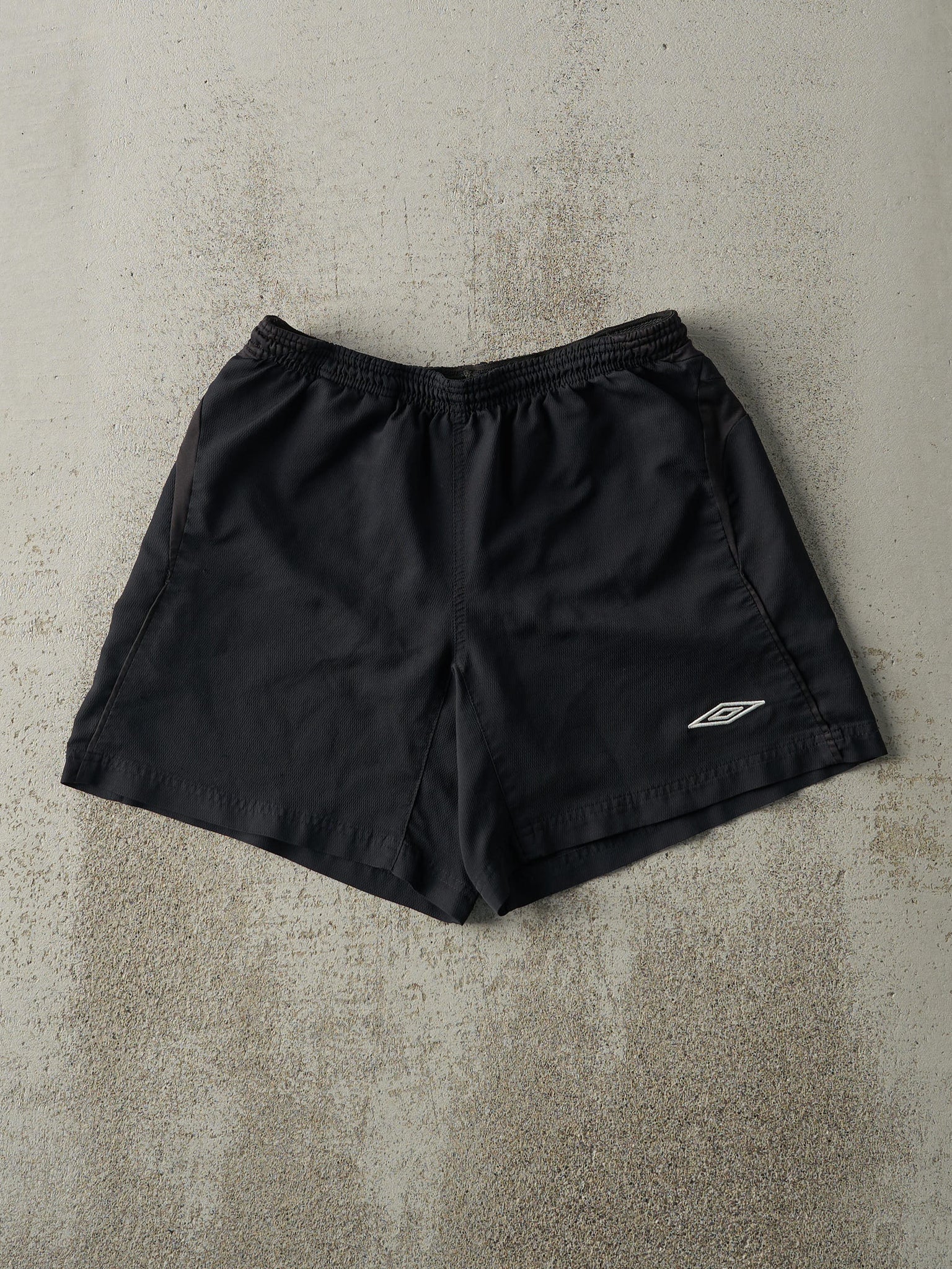 Vintage Y2K Black Umbro Track Shorts (28x7)