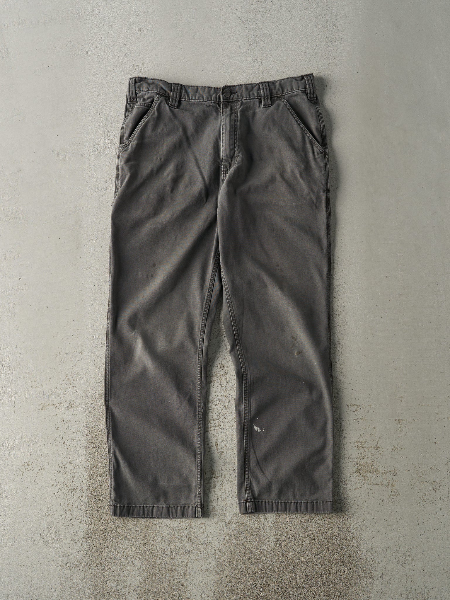 Vintage Y2K Grey Carhartt Work Pants (34.5x30)